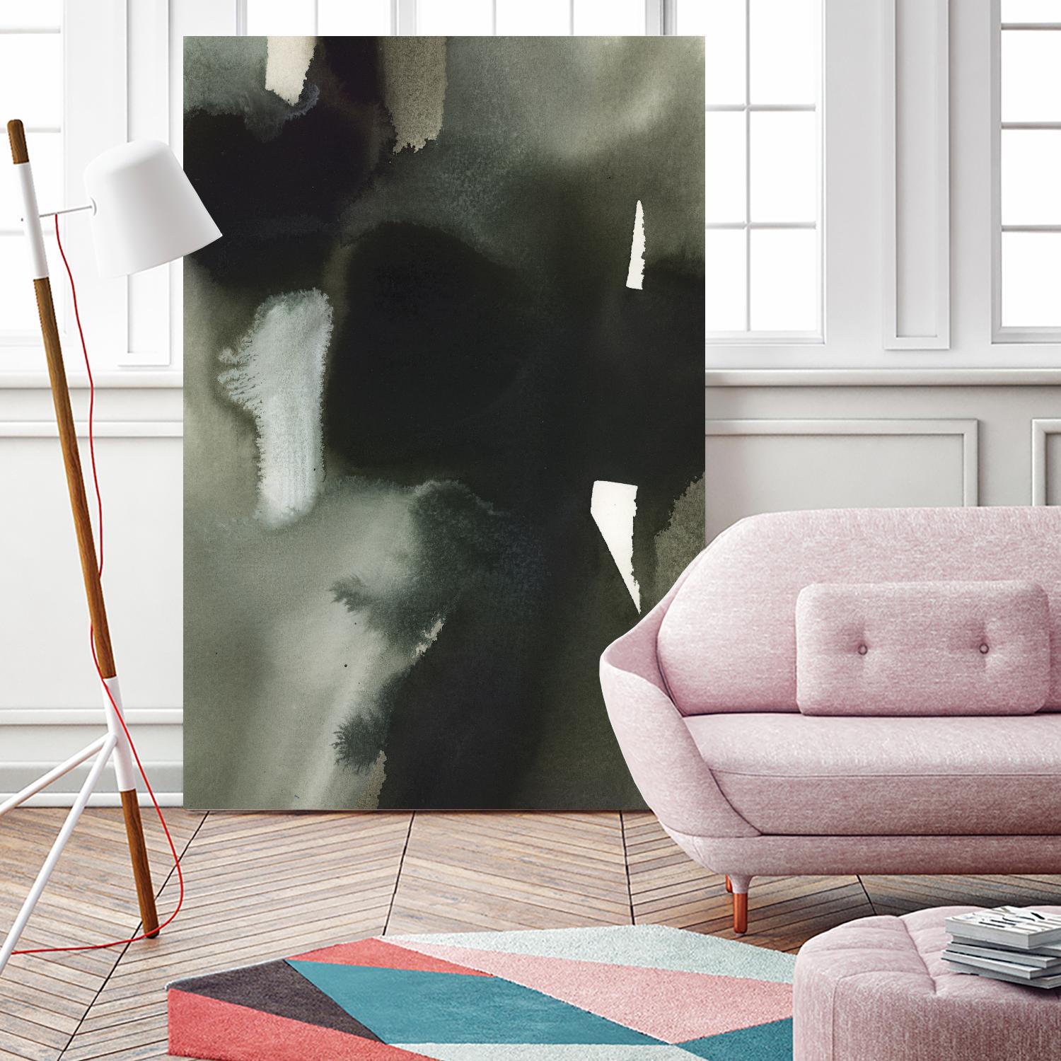 Midnight Abstract I by Bianka Guna on GIANT ART - white abstract