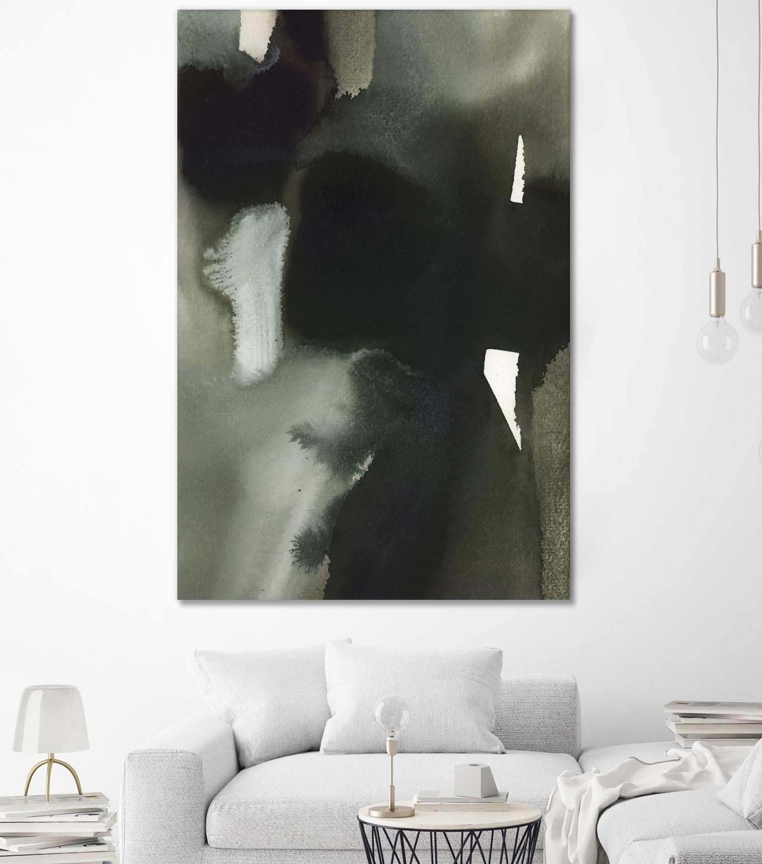 Midnight Abstract I by Bianka Guna on GIANT ART - white abstract