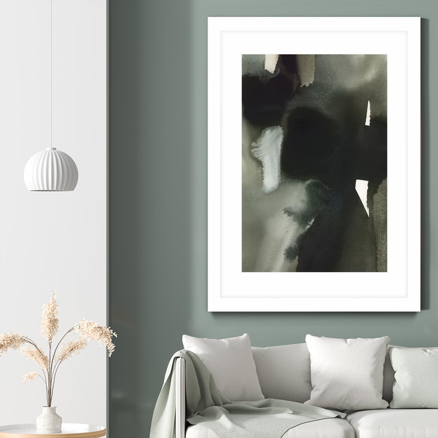 Midnight Abstract I by Bianka Guna on GIANT ART - white abstract