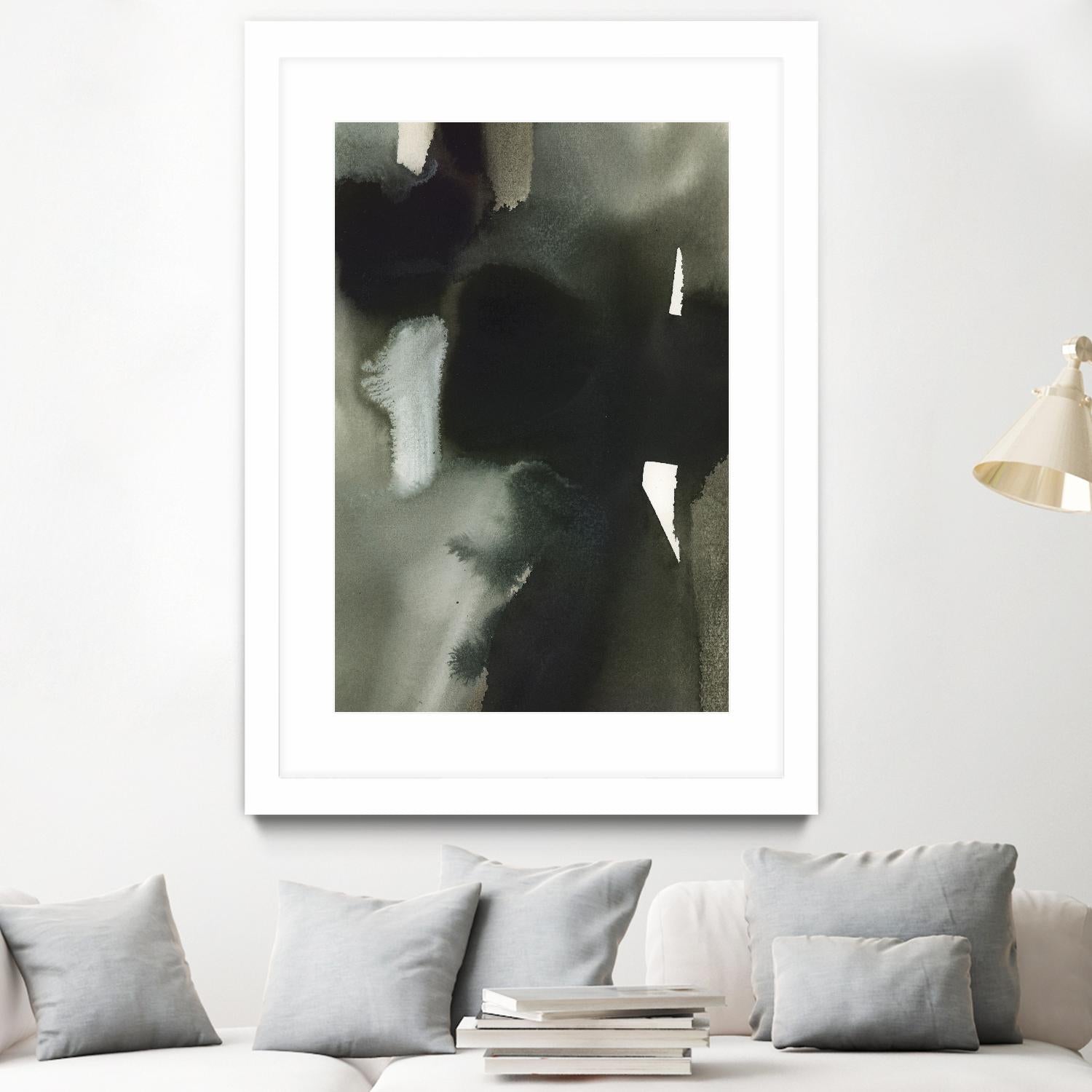 Midnight Abstract I by Bianka Guna on GIANT ART - white abstract