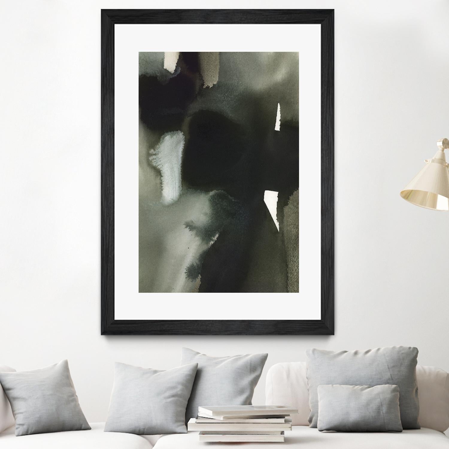 Midnight Abstract I by Bianka Guna on GIANT ART - white abstract