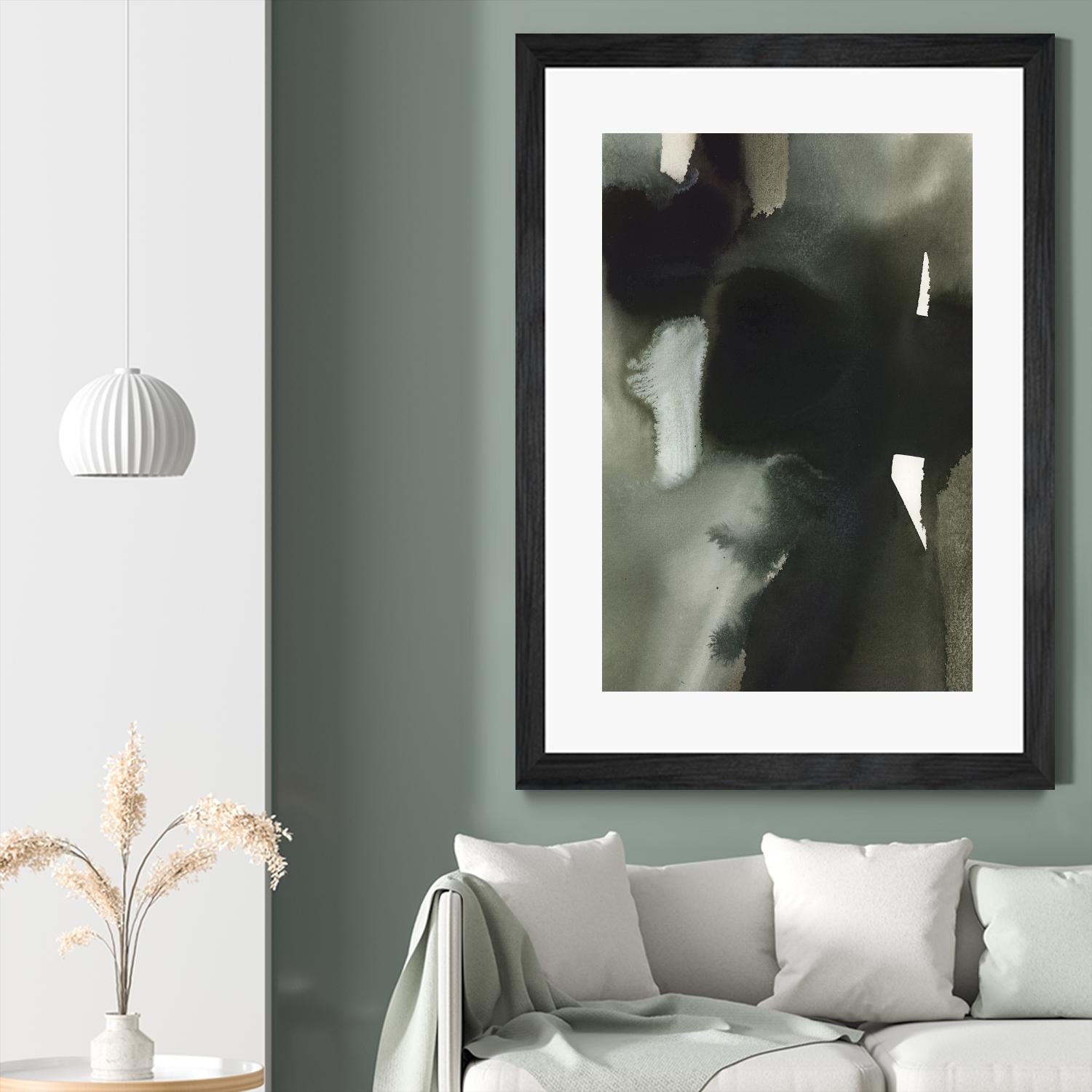 Midnight Abstract I by Bianka Guna on GIANT ART - white abstract