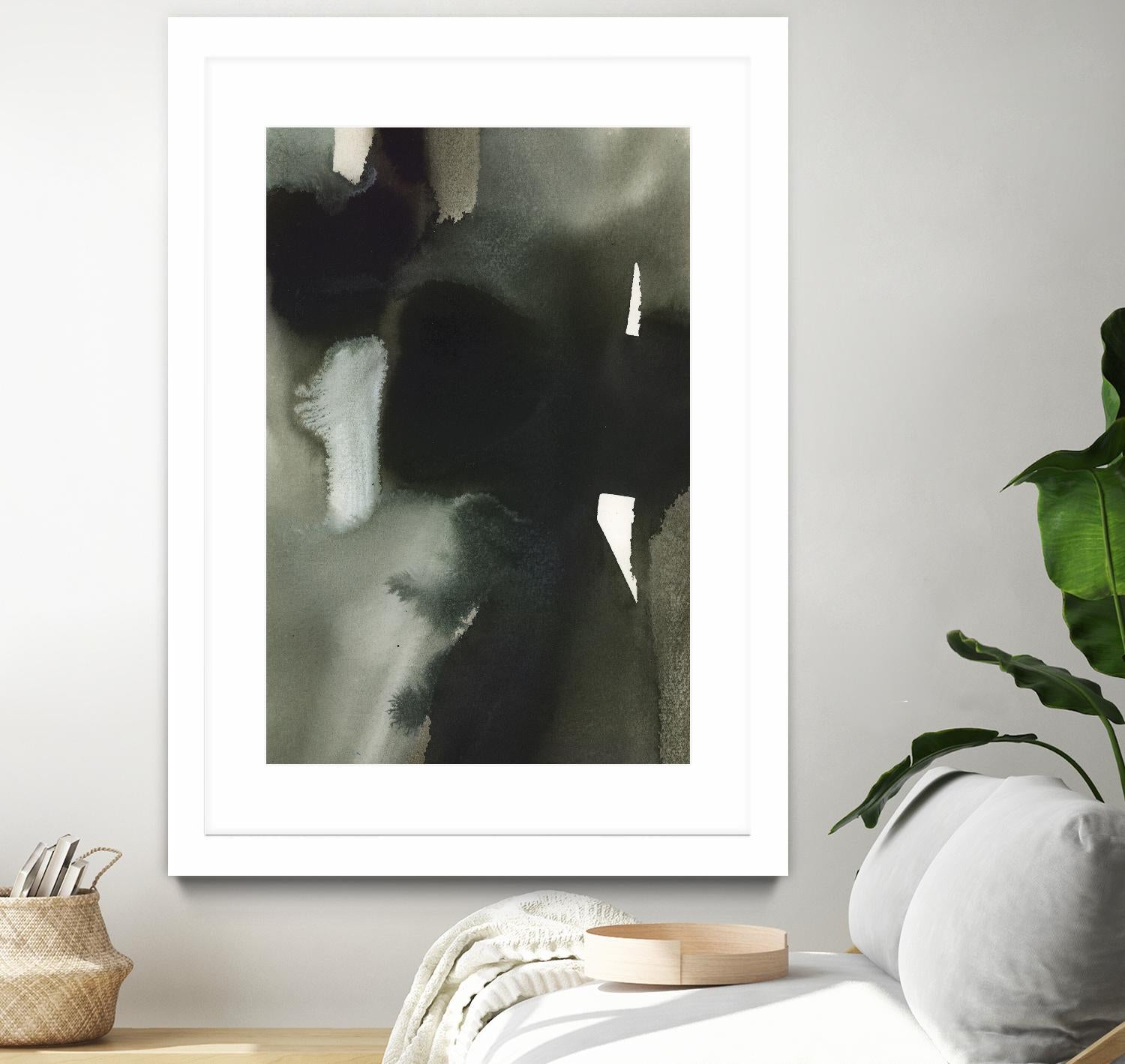 Midnight Abstract I by Bianka Guna on GIANT ART - white abstract