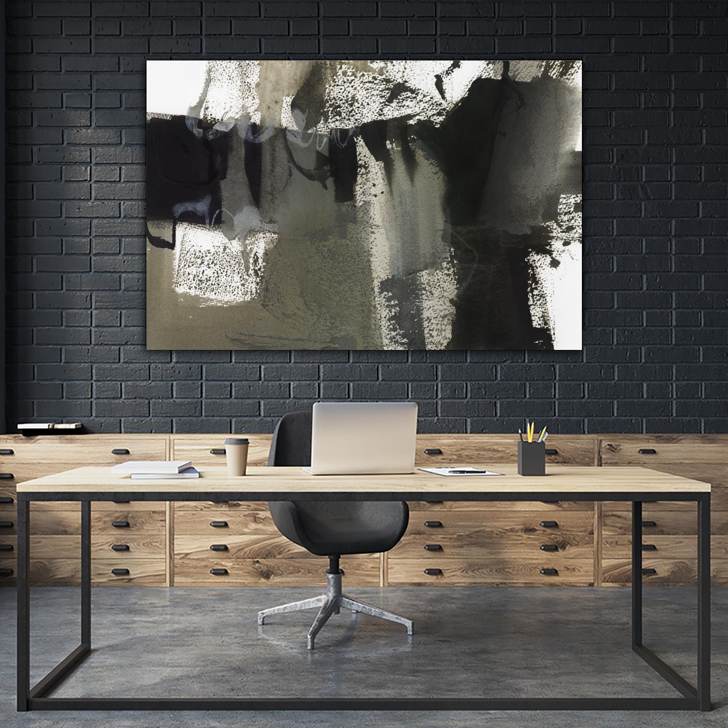 Midnight Abstract VI by Bianka Guna on GIANT ART - black abstract