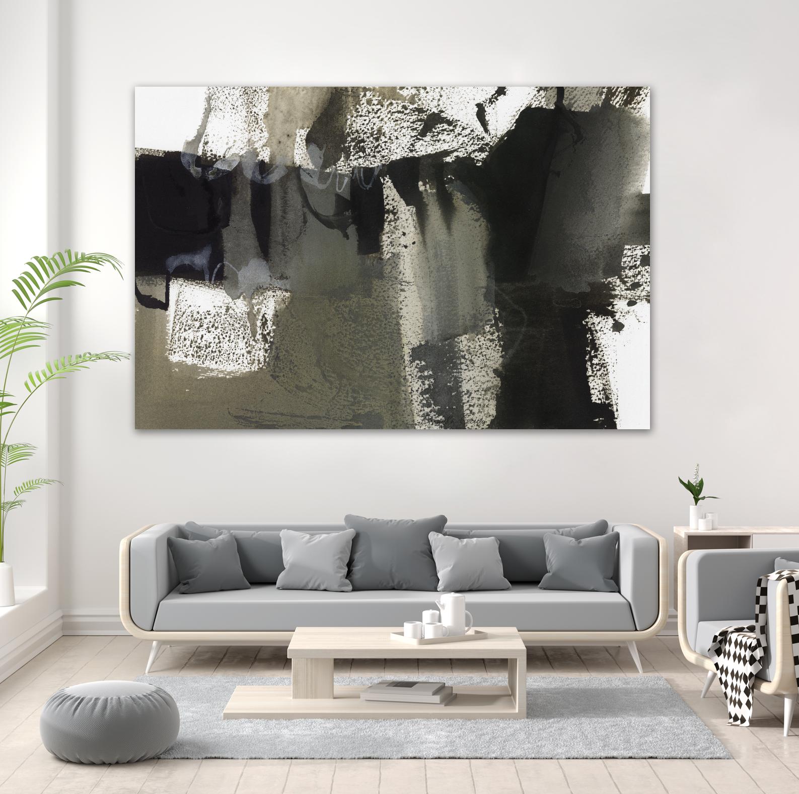 Midnight Abstract VI by Bianka Guna on GIANT ART - black abstract