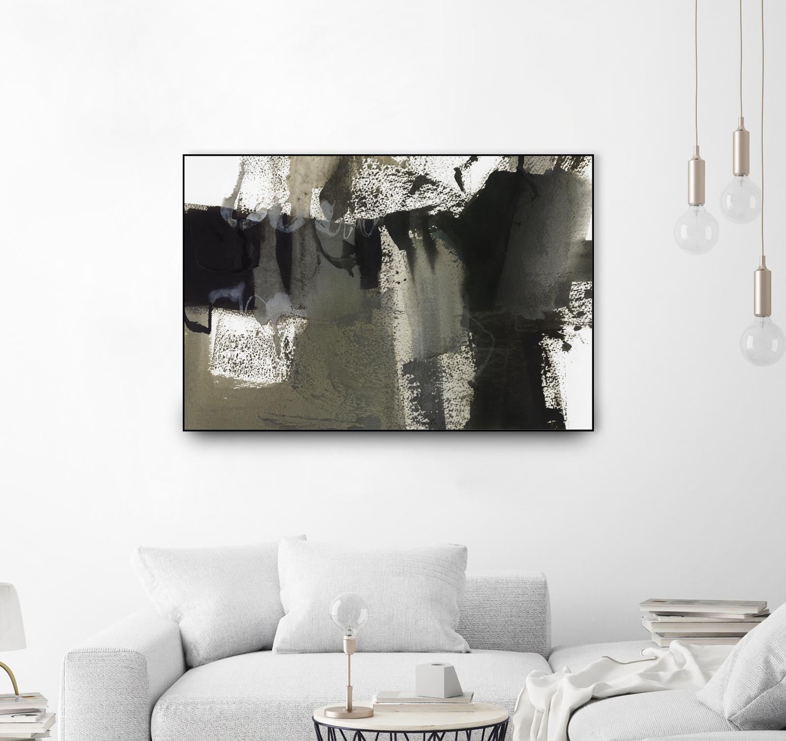 Midnight Abstract VI by Bianka Guna on GIANT ART - black abstract