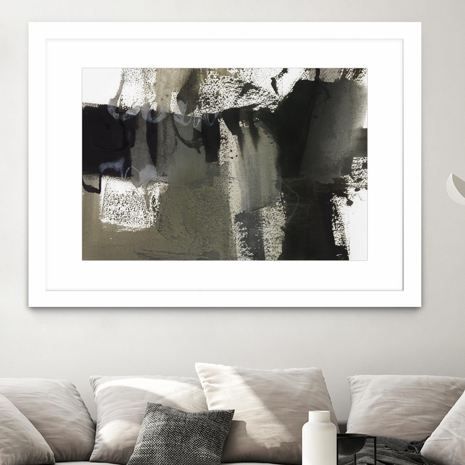 Midnight Abstract VI by Bianka Guna on GIANT ART - black abstract