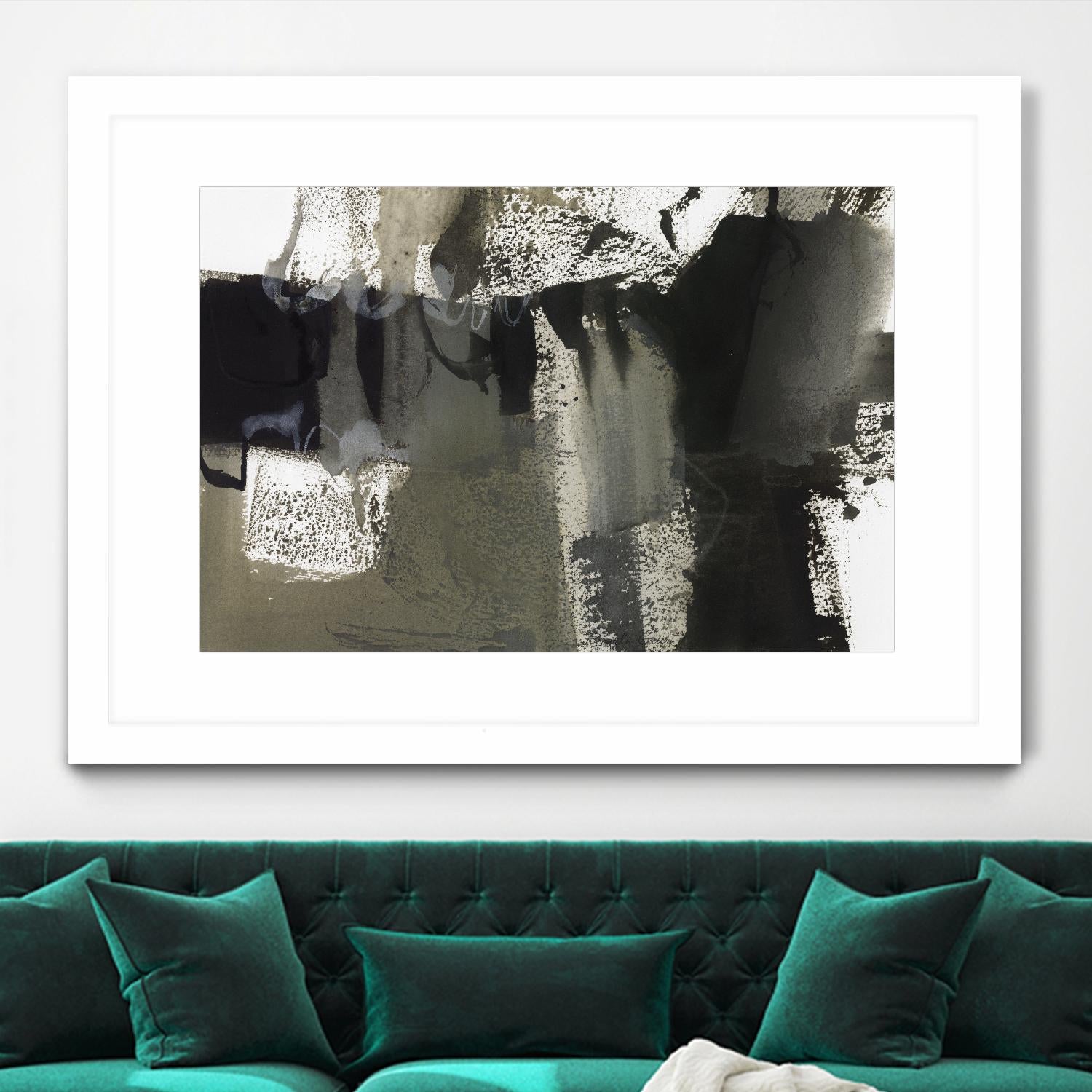 Midnight Abstract VI by Bianka Guna on GIANT ART - black abstract