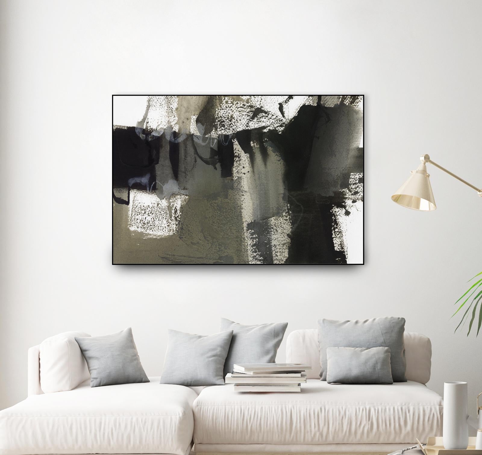 Midnight Abstract VI by Bianka Guna on GIANT ART - black abstract