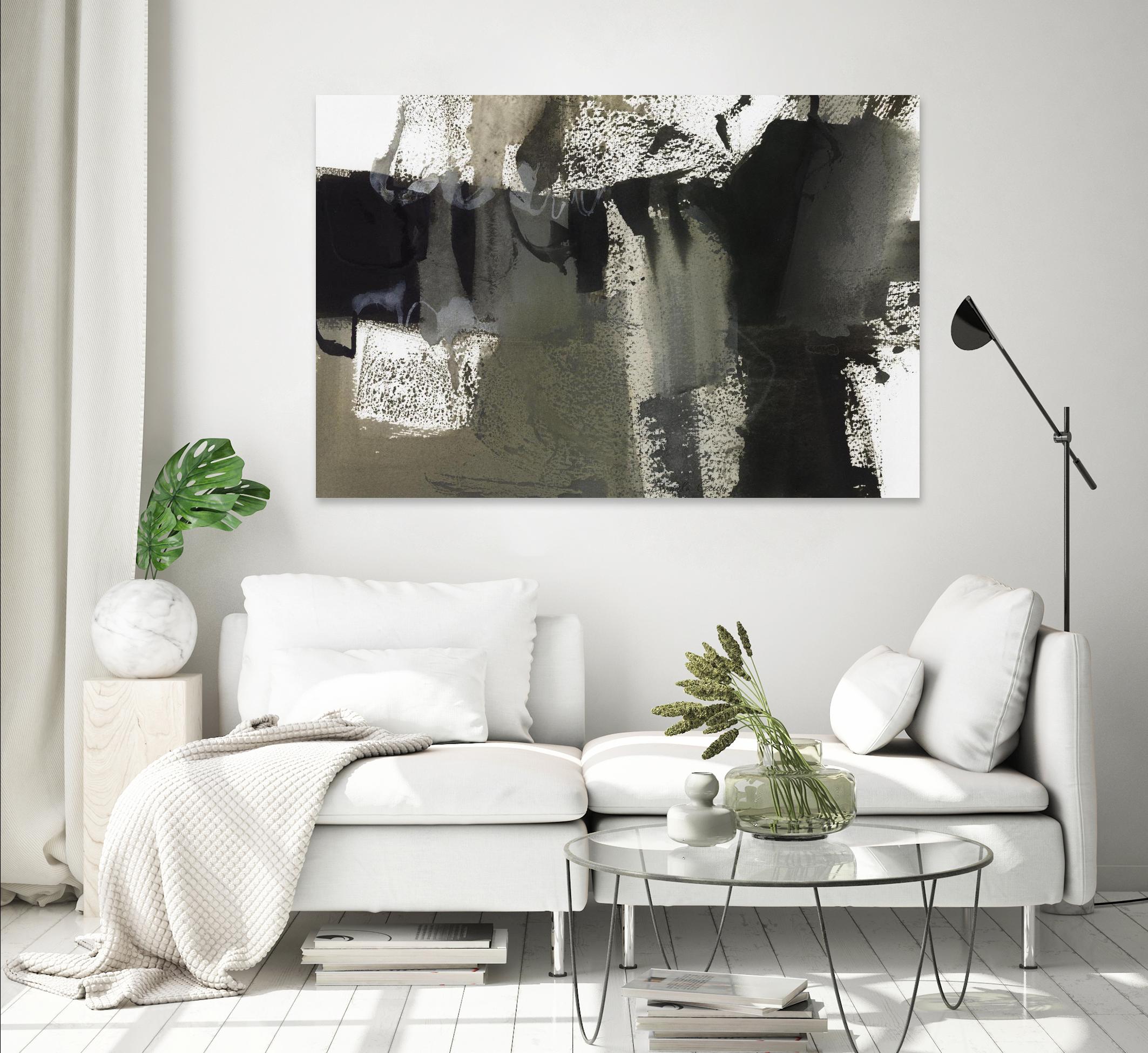 Midnight Abstract VI by Bianka Guna on GIANT ART - black abstract