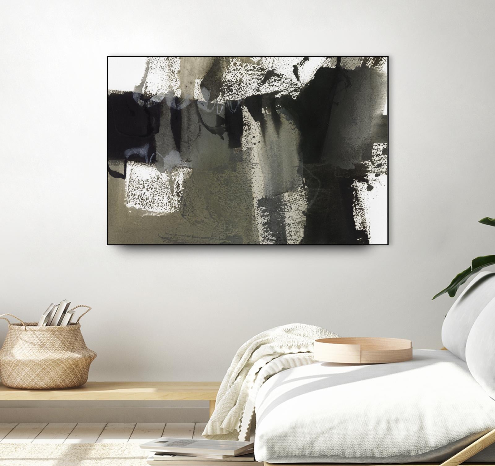 Midnight Abstract VI by Bianka Guna on GIANT ART - black abstract