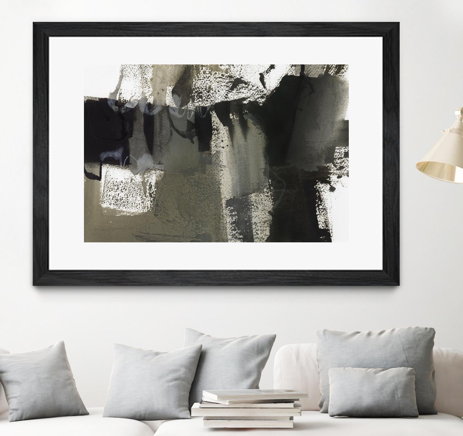 Midnight Abstract VI by Bianka Guna on GIANT ART - black abstract