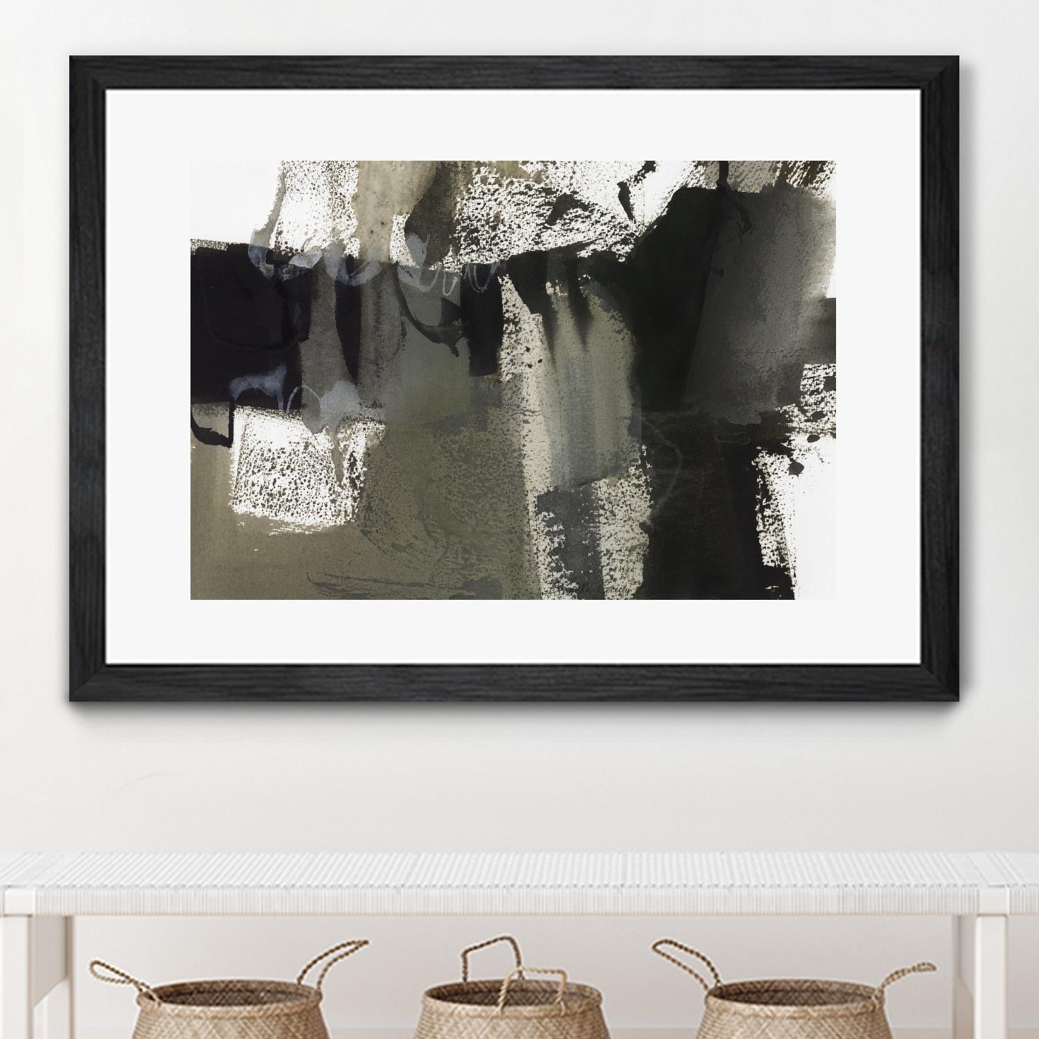 Midnight Abstract VI by Bianka Guna on GIANT ART - black abstract