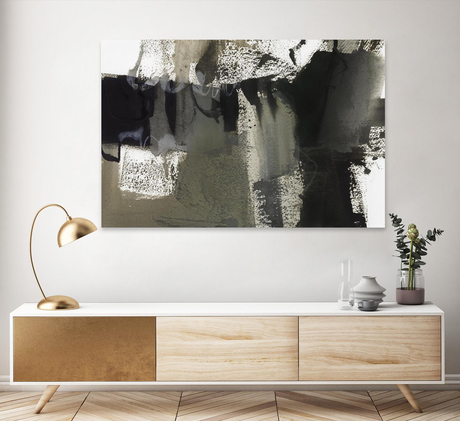 Midnight Abstract VI by Bianka Guna on GIANT ART - black abstract