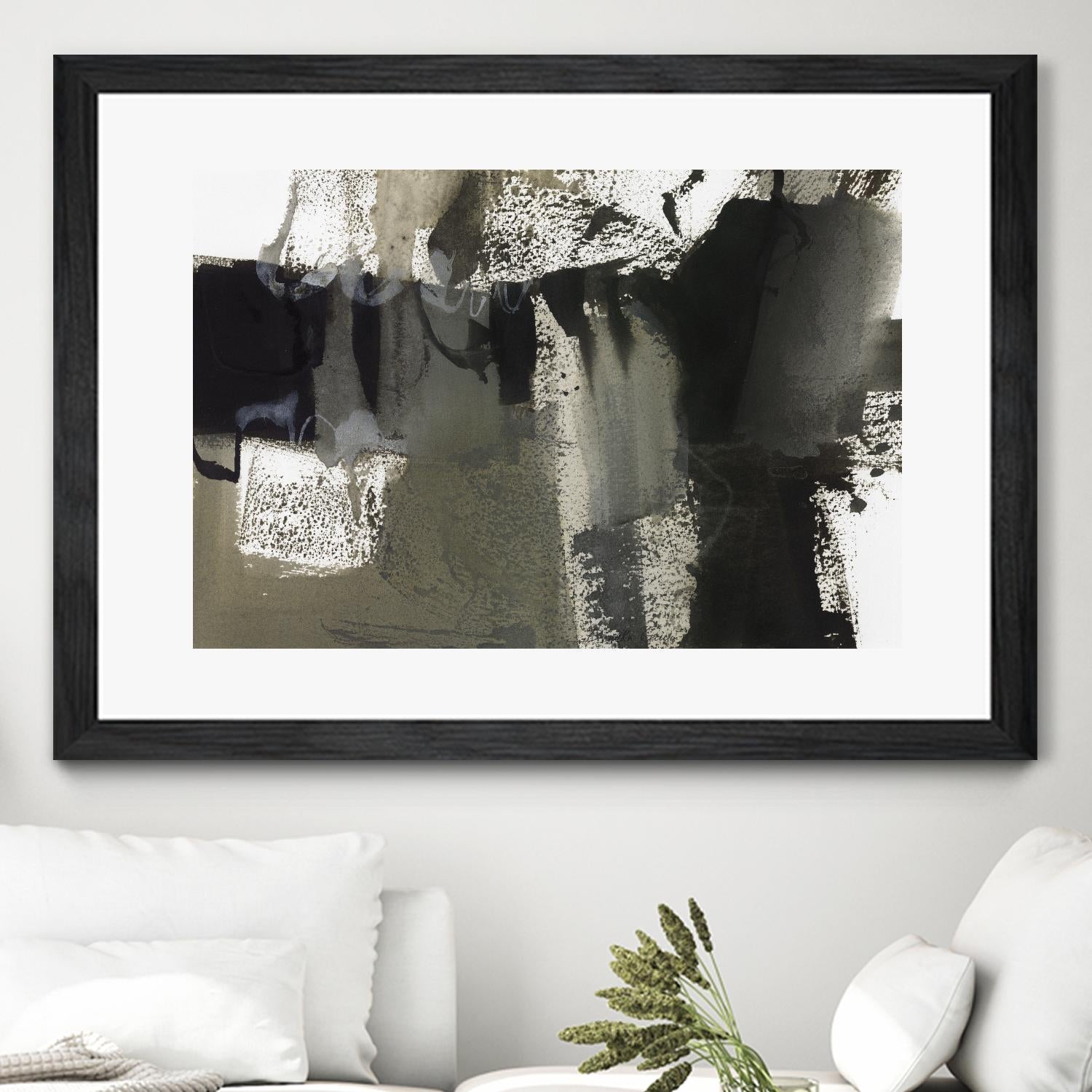 Midnight Abstract VI by Bianka Guna on GIANT ART - black abstract