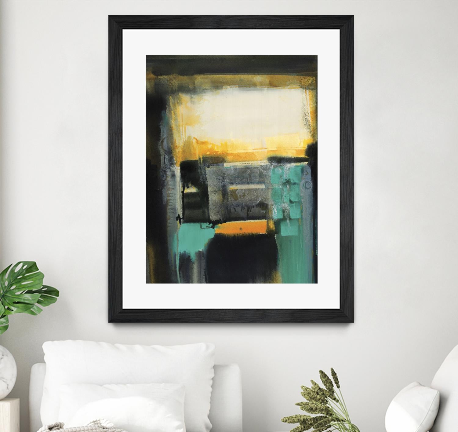 Evolving Limitations by Bianka Guna on GIANT ART - yellow abstract