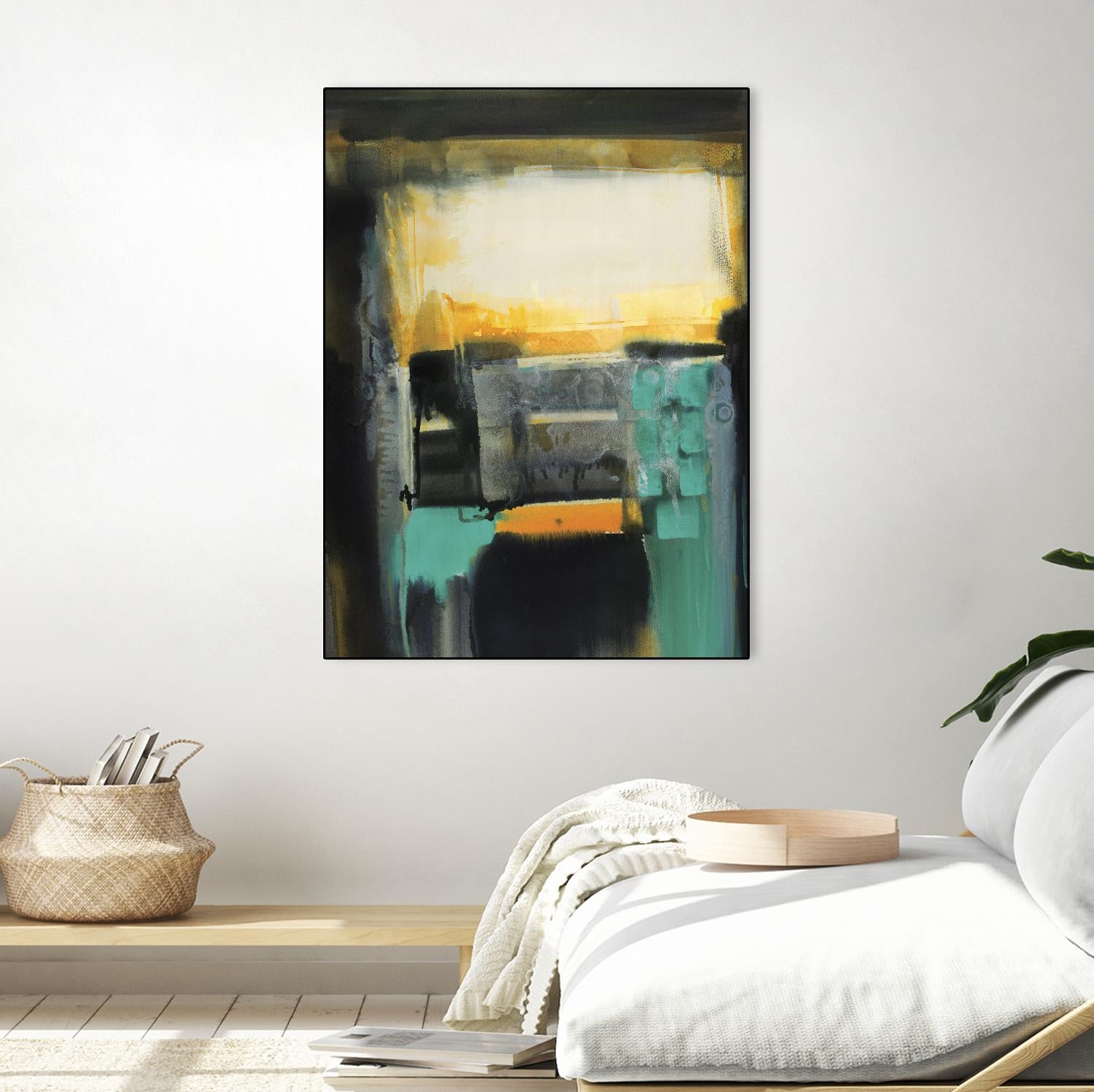 Evolving Limitations by Bianka Guna on GIANT ART - yellow abstract