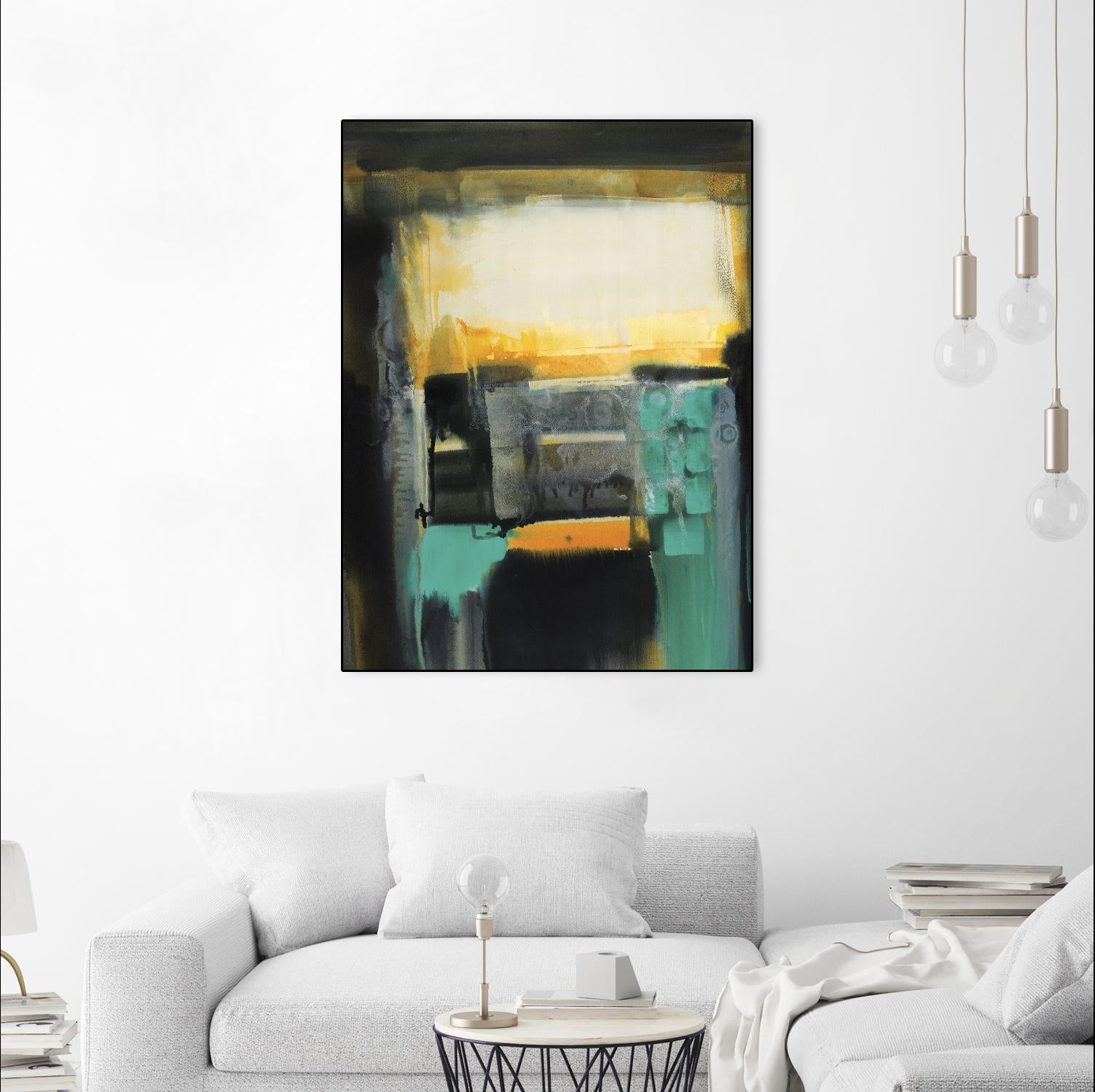 Evolving Limitations by Bianka Guna on GIANT ART - yellow abstract