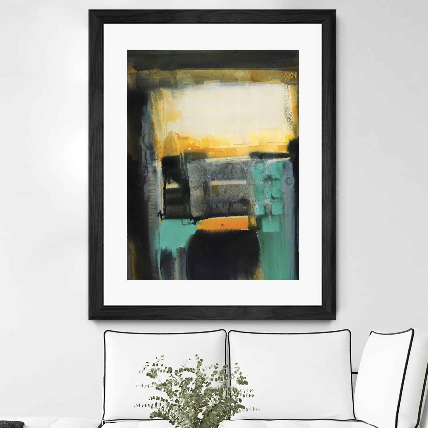 Evolving Limitations by Bianka Guna on GIANT ART - yellow abstract