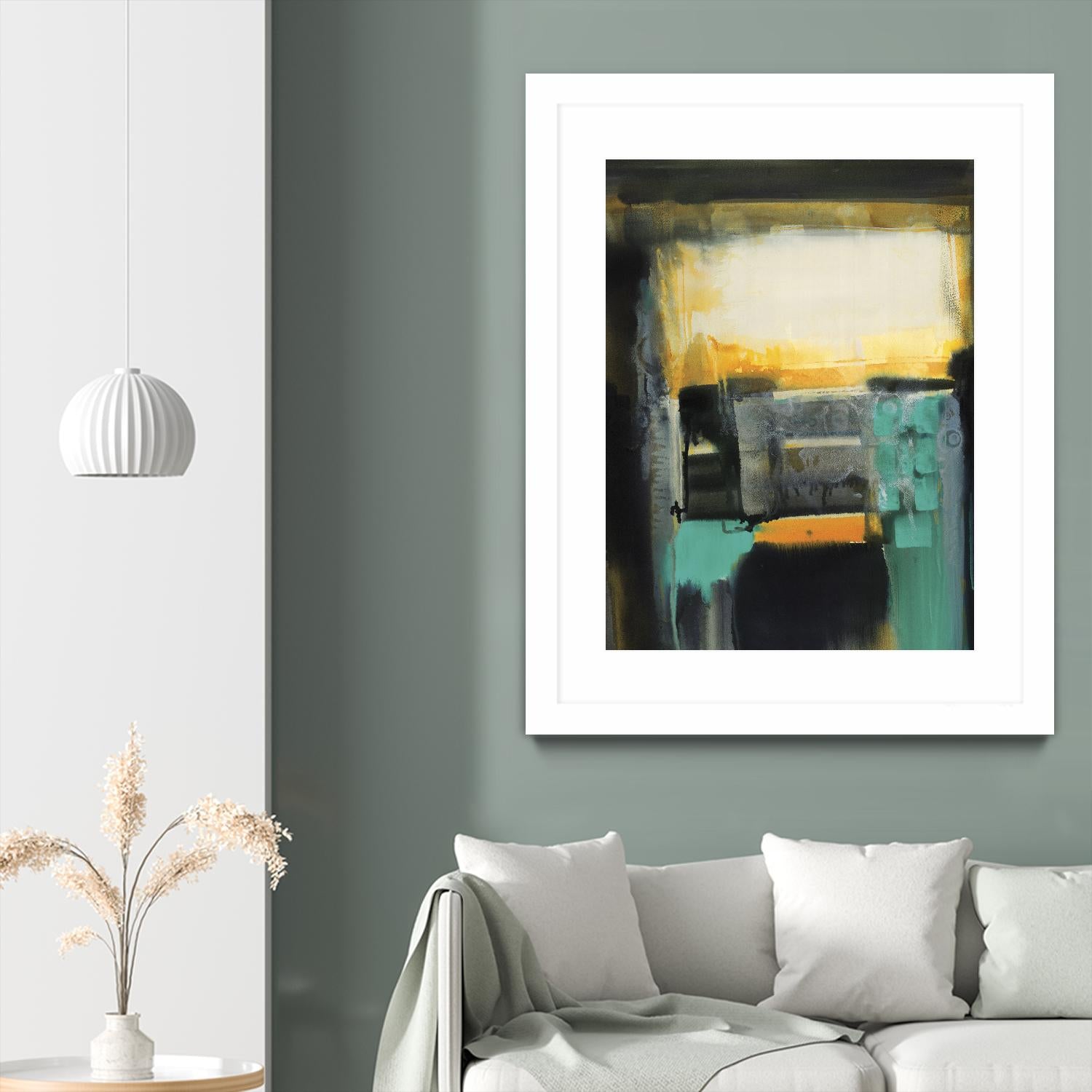 Evolving Limitations by Bianka Guna on GIANT ART - yellow abstract