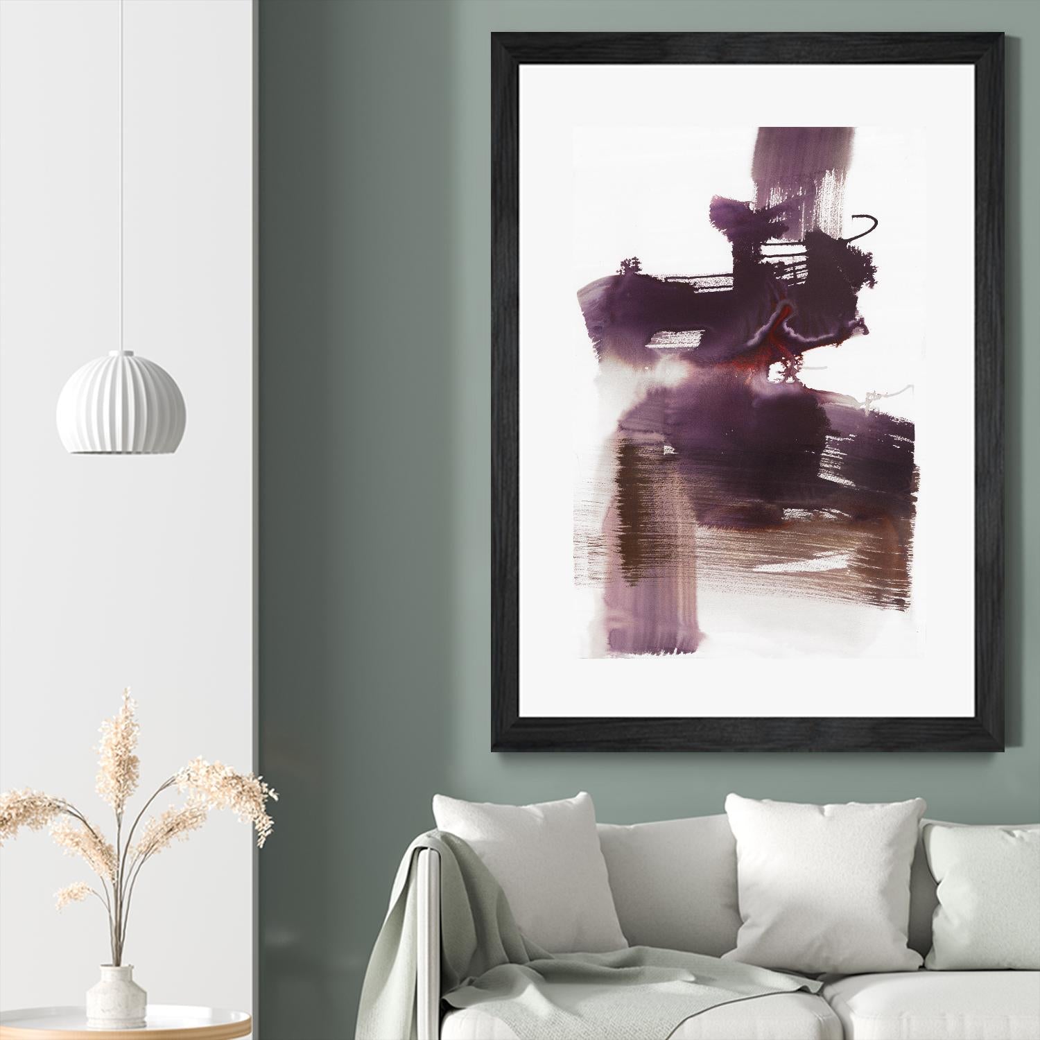 Oscillate by Bianka Guna on GIANT ART - red abstract