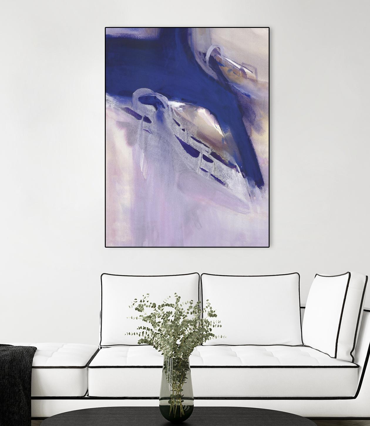 Skylight Star by Bianka Guna on GIANT ART - blue abstract