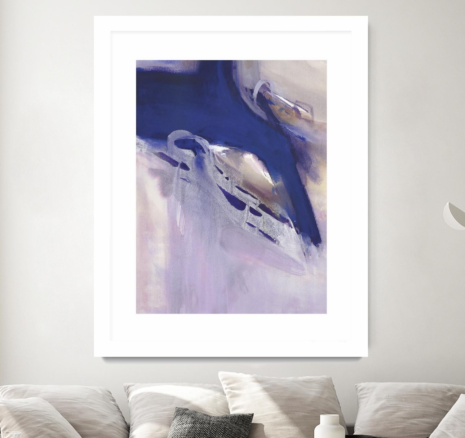 Skylight Star by Bianka Guna on GIANT ART - blue abstract