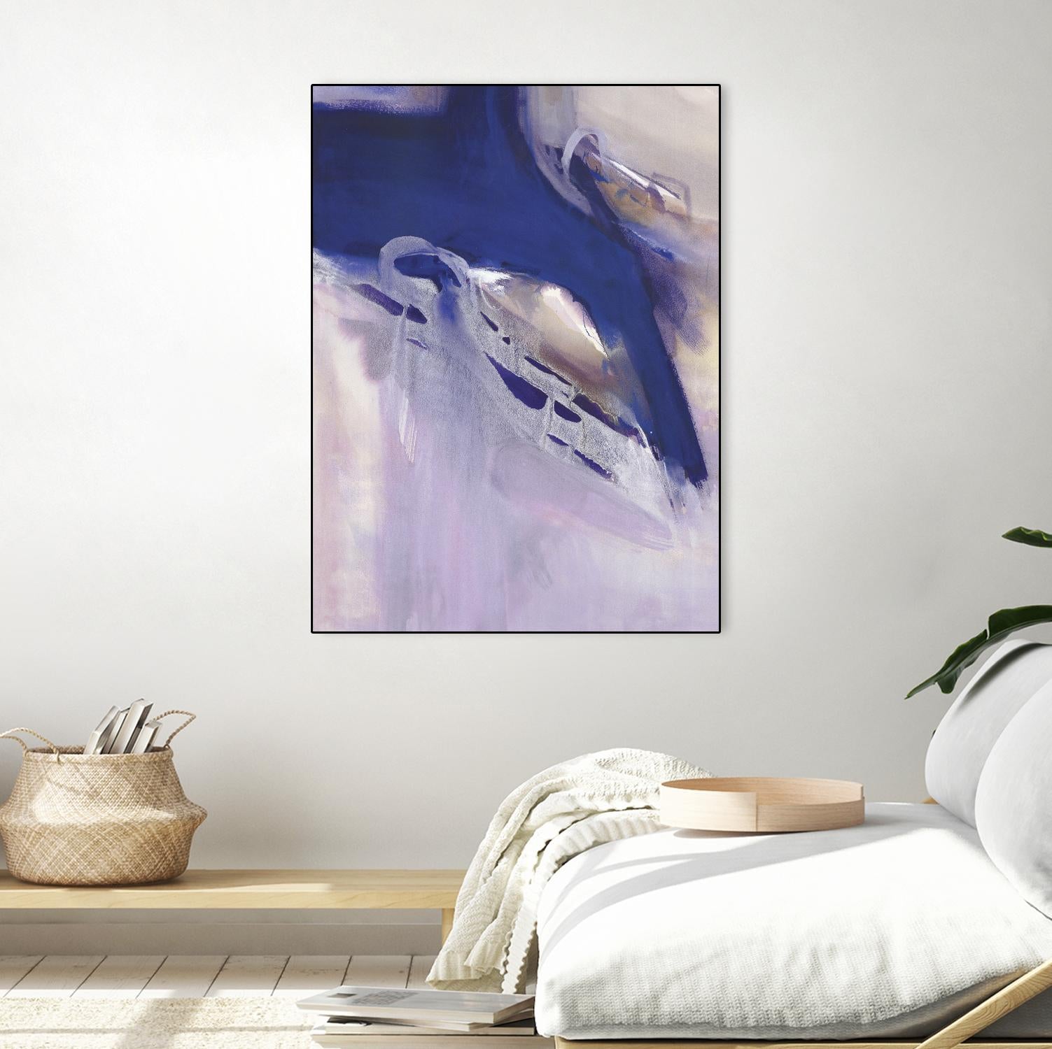 Skylight Star by Bianka Guna on GIANT ART - blue abstract