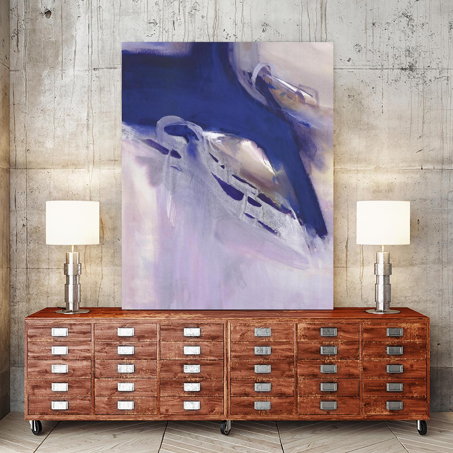 Skylight Star by Bianka Guna on GIANT ART - blue abstract