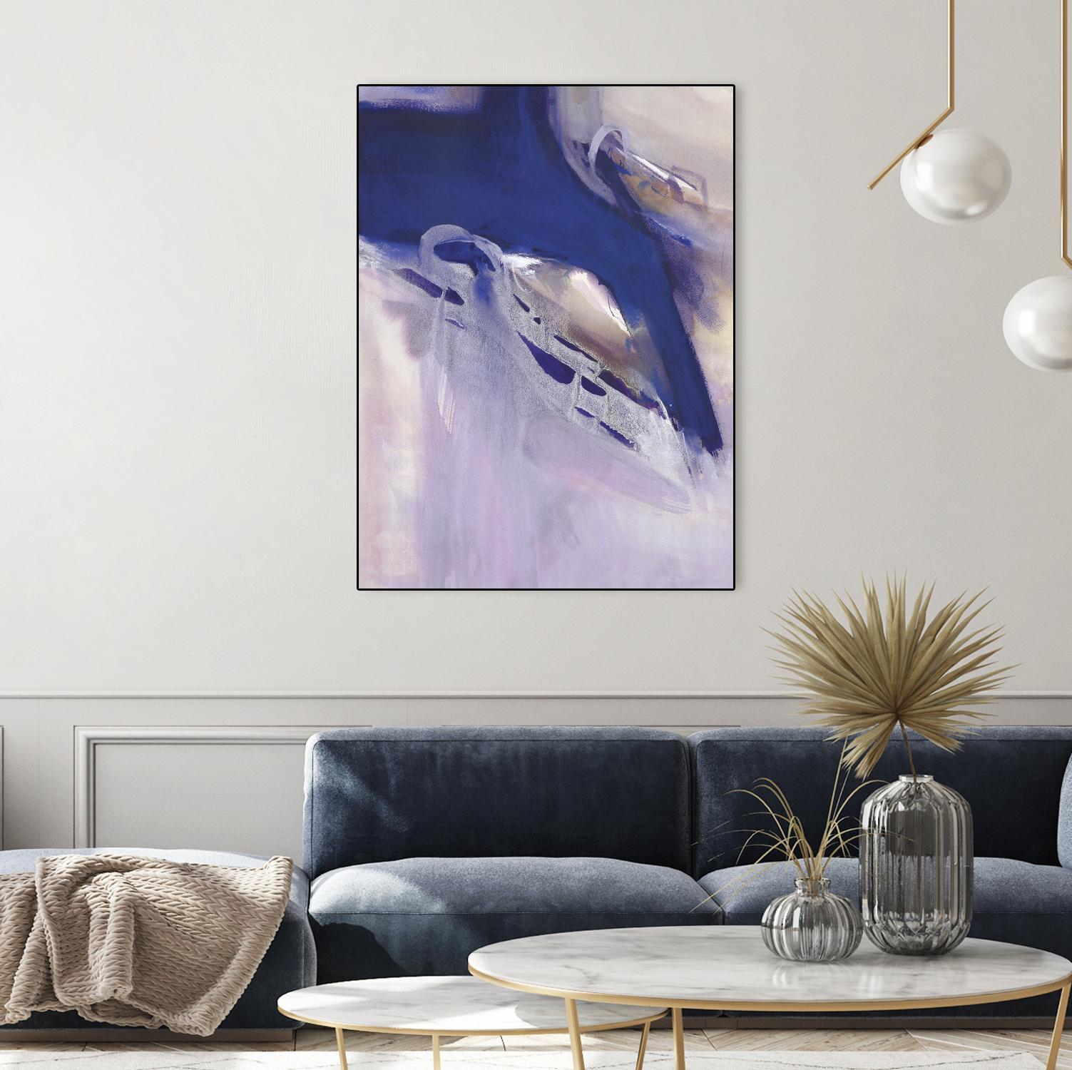 Skylight Star by Bianka Guna on GIANT ART - blue abstract
