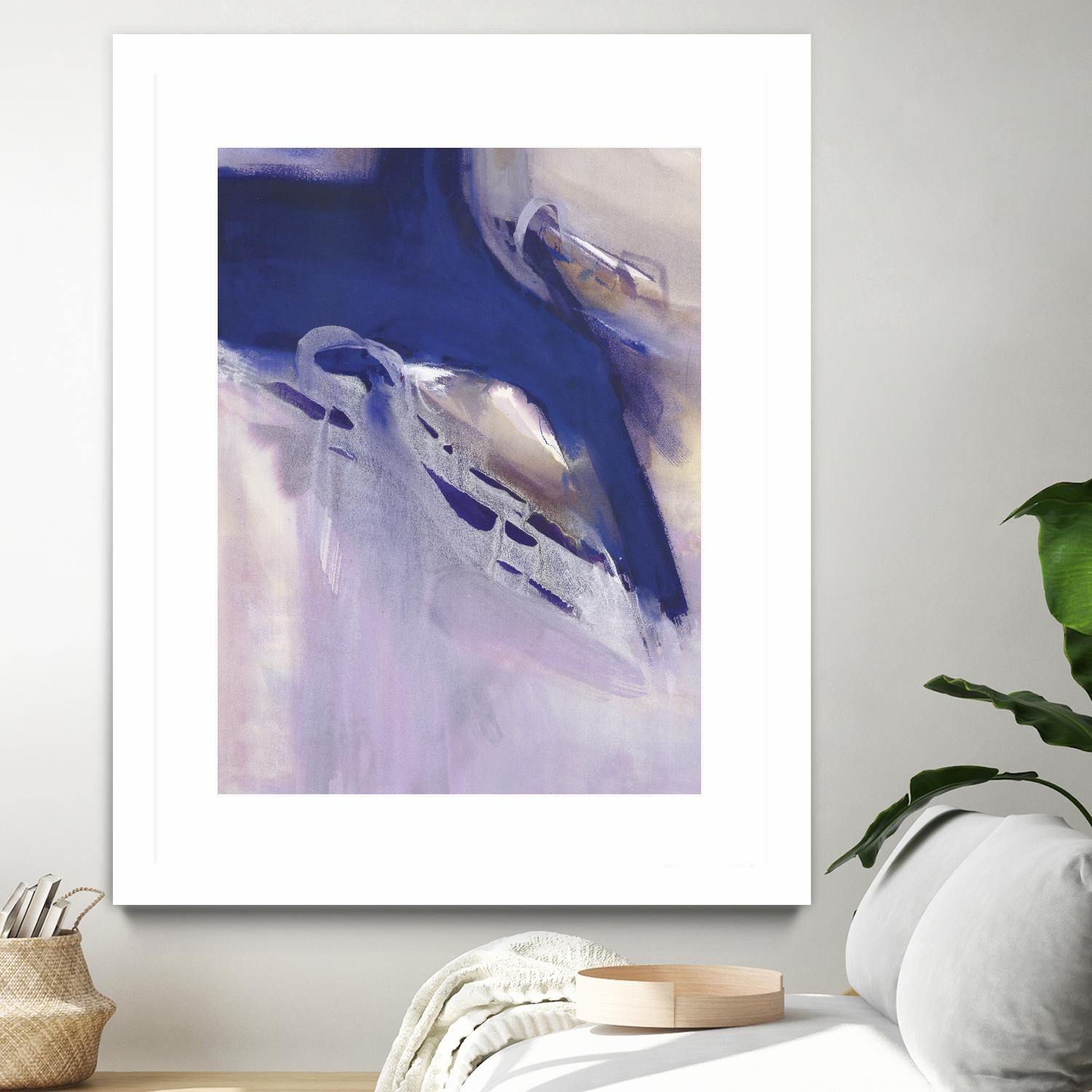 Skylight Star by Bianka Guna on GIANT ART - blue abstract