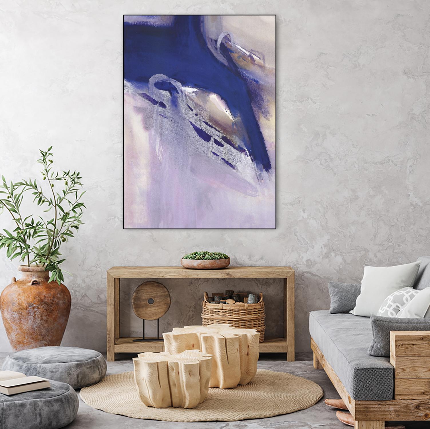 Skylight Star by Bianka Guna on GIANT ART - blue abstract