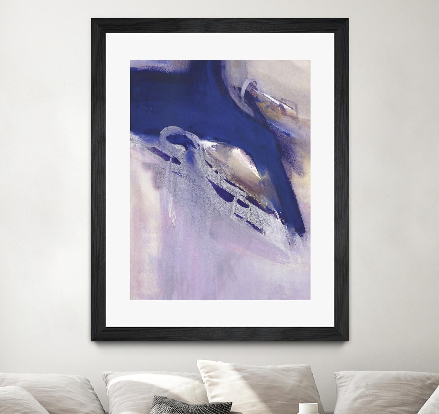 Skylight Star by Bianka Guna on GIANT ART - blue abstract