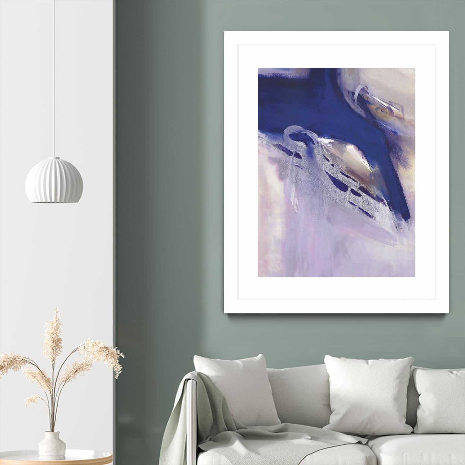 Skylight Star by Bianka Guna on GIANT ART - blue abstract