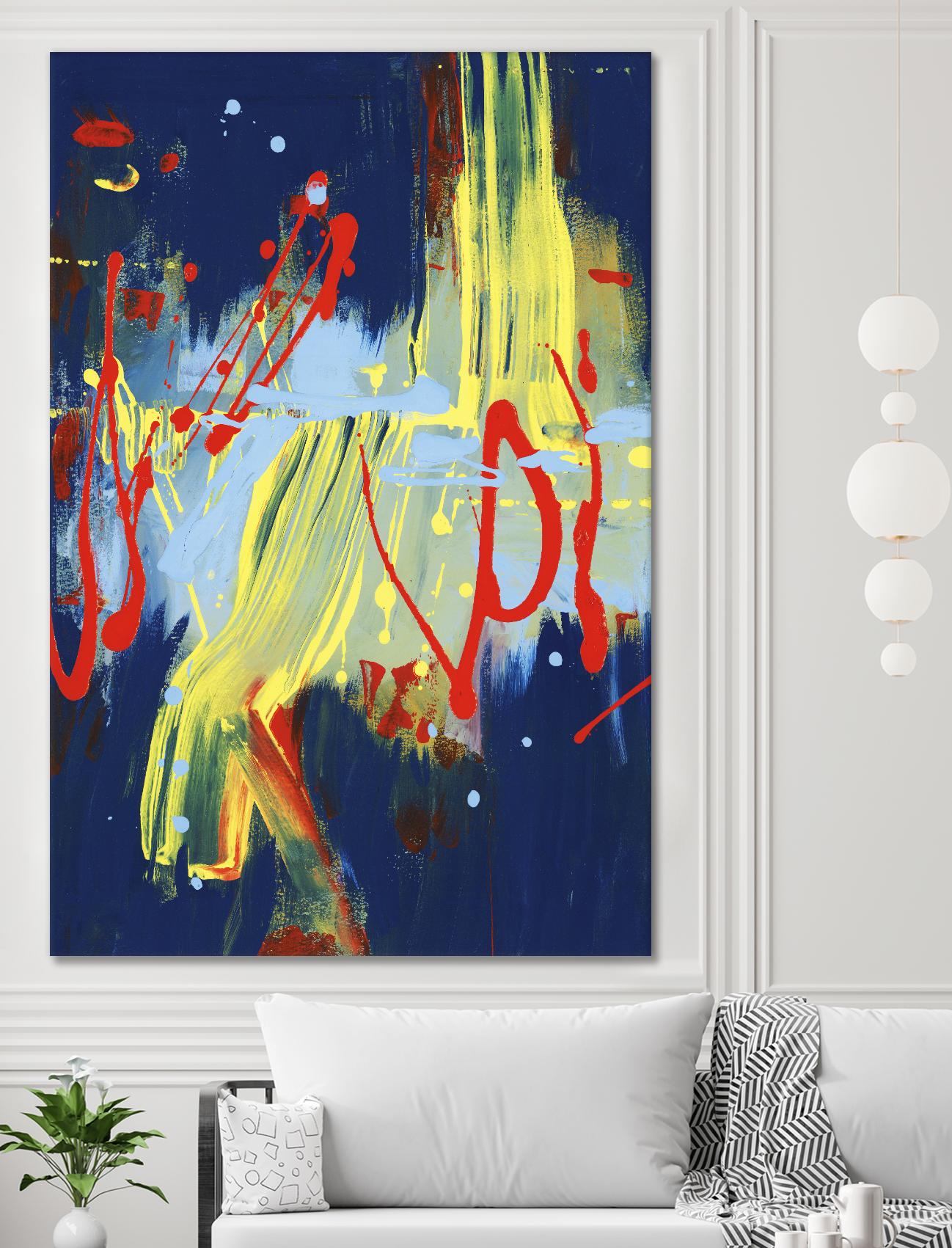 Respite I by Bianka Guna on GIANT ART - red abstract