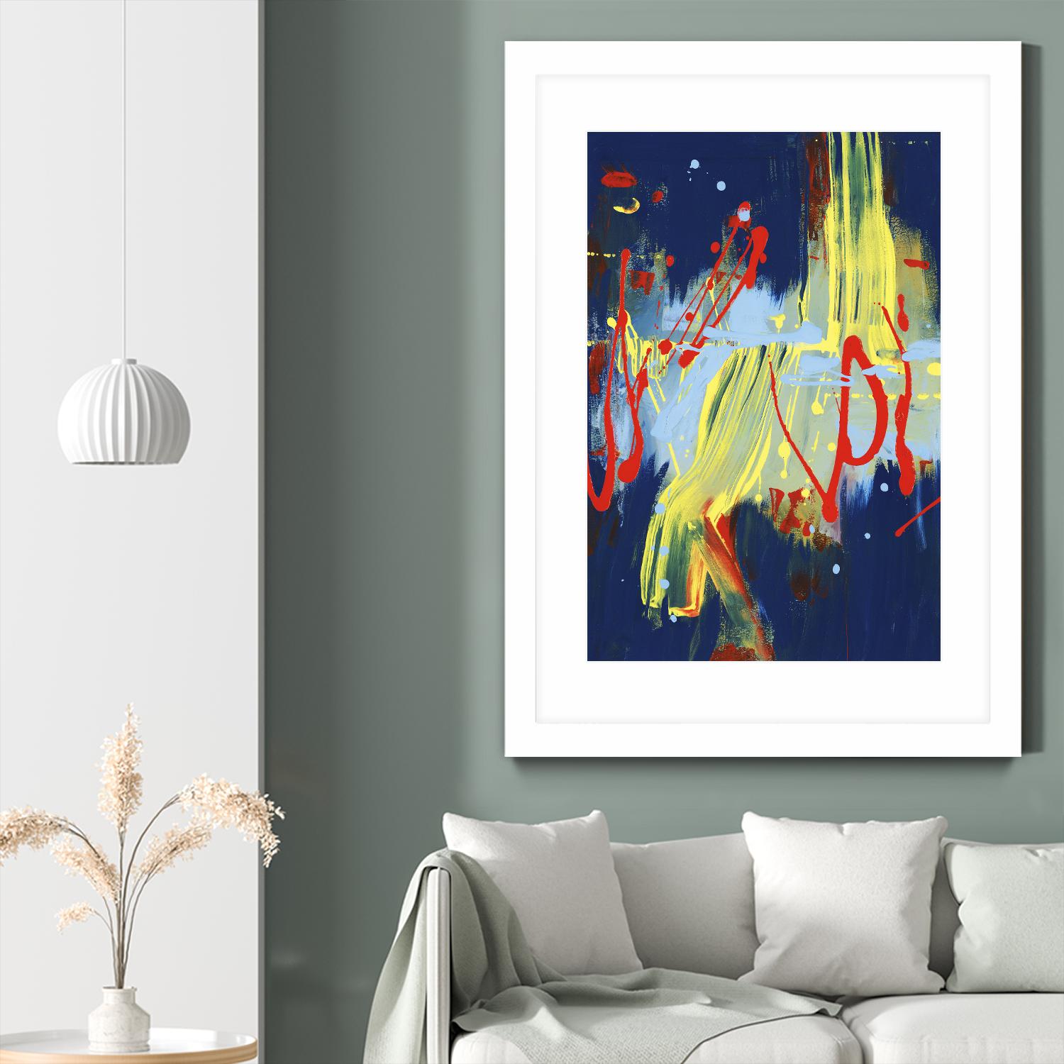 Respite I by Bianka Guna on GIANT ART - red abstract