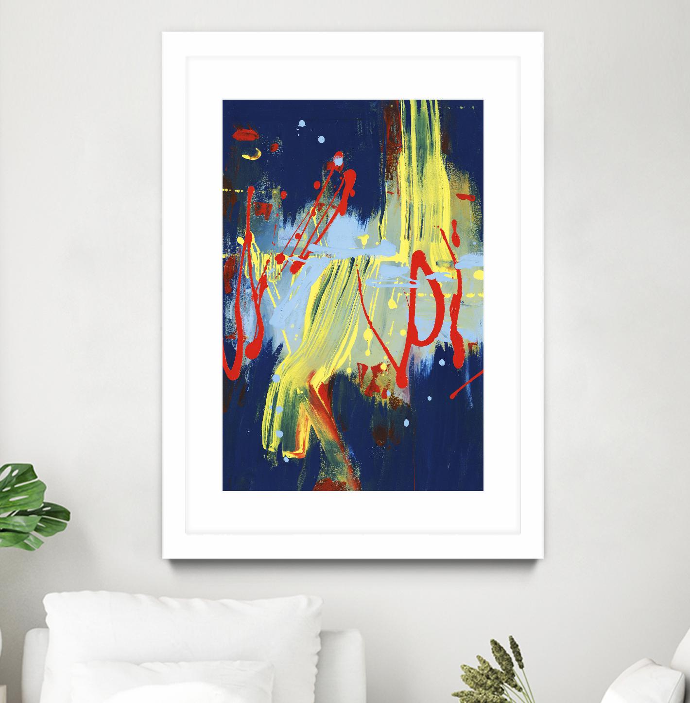 Respite I by Bianka Guna on GIANT ART - red abstract