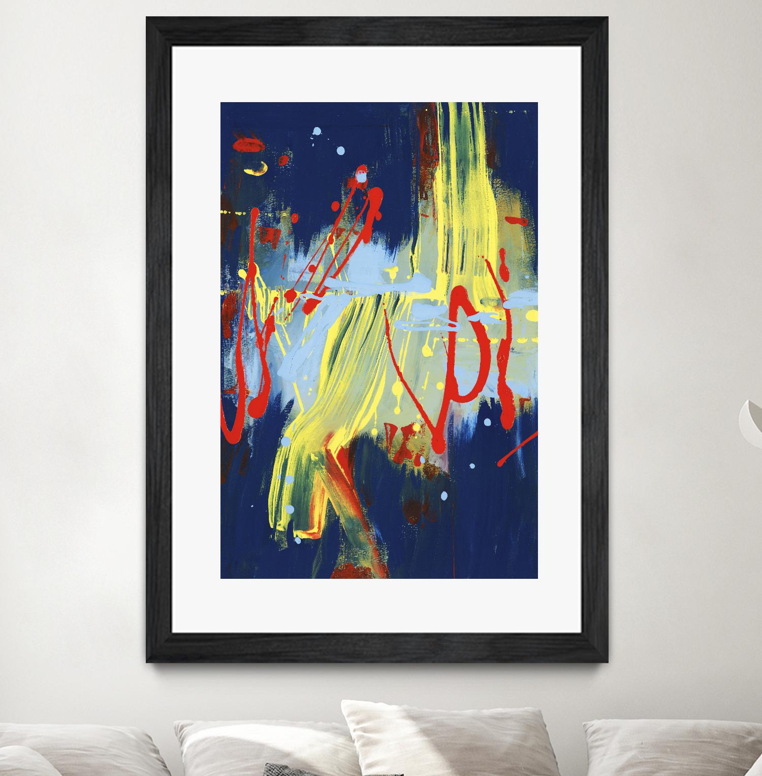 Respite I by Bianka Guna on GIANT ART - red abstract