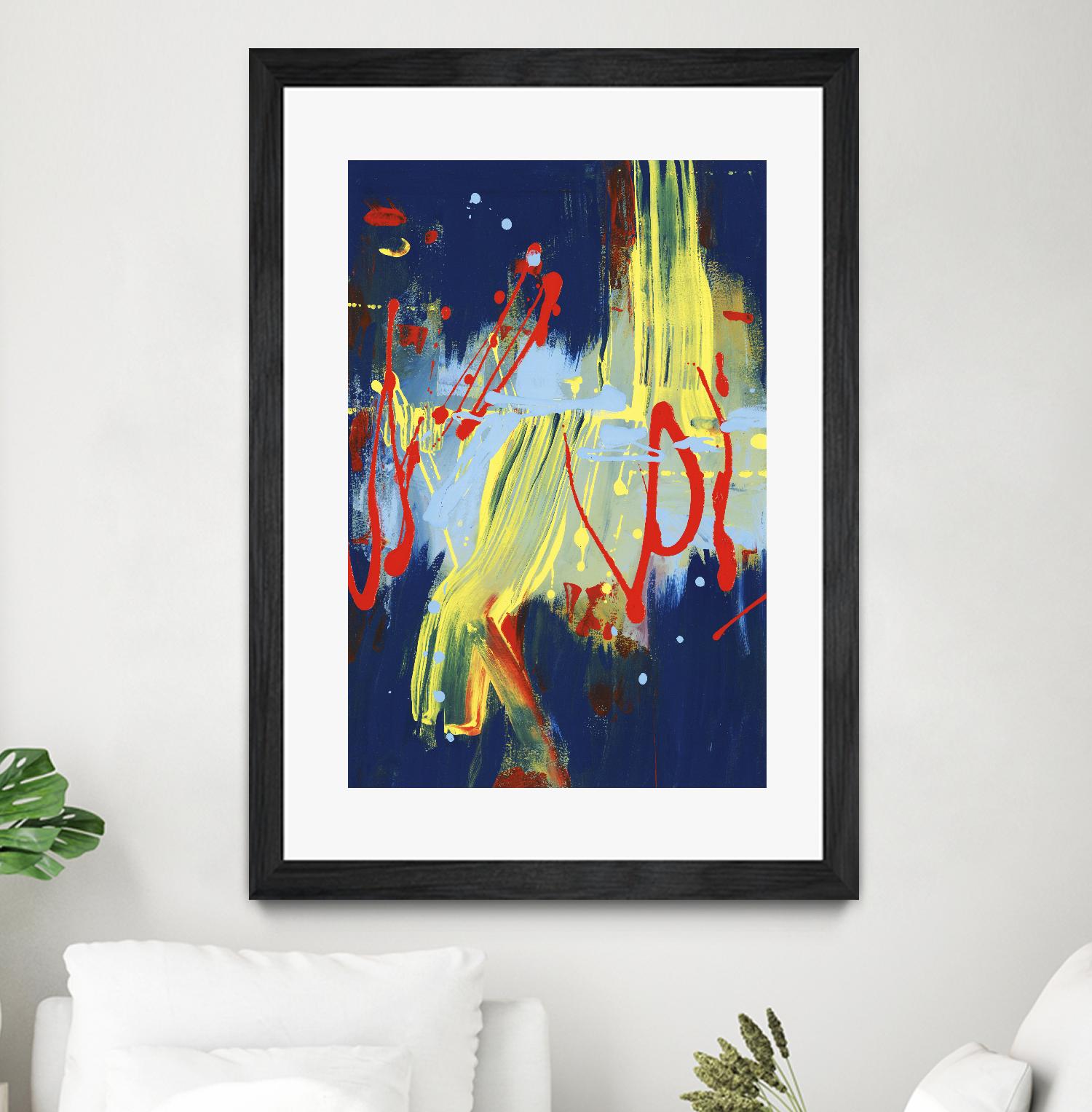 Respite I by Bianka Guna on GIANT ART - red abstract