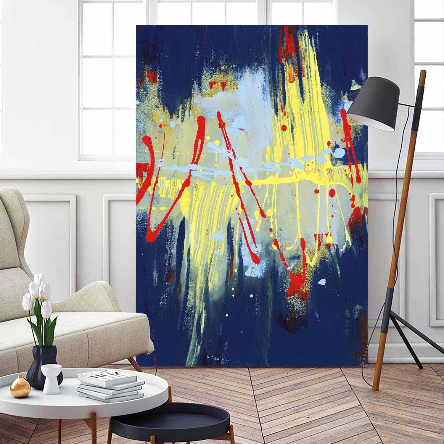 Respite II by Bianka Guna on GIANT ART - red abstract