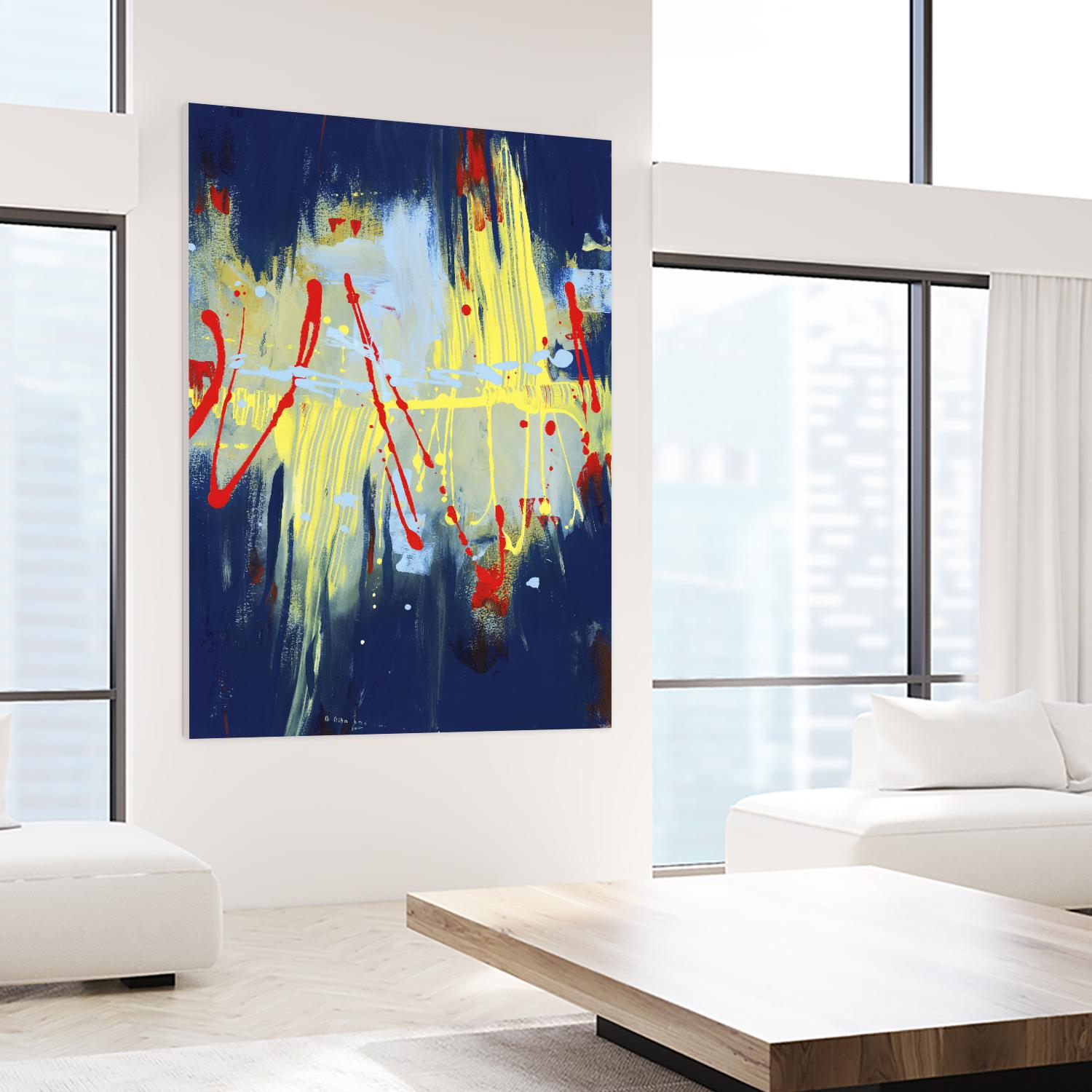 Respite II by Bianka Guna on GIANT ART - red abstract