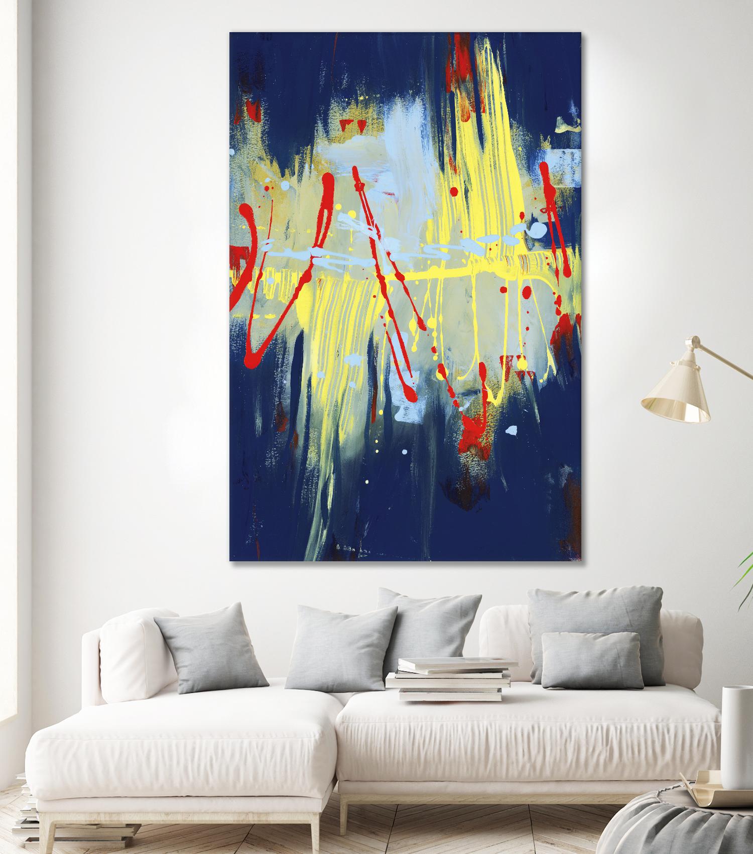 Respite II by Bianka Guna on GIANT ART - red abstract