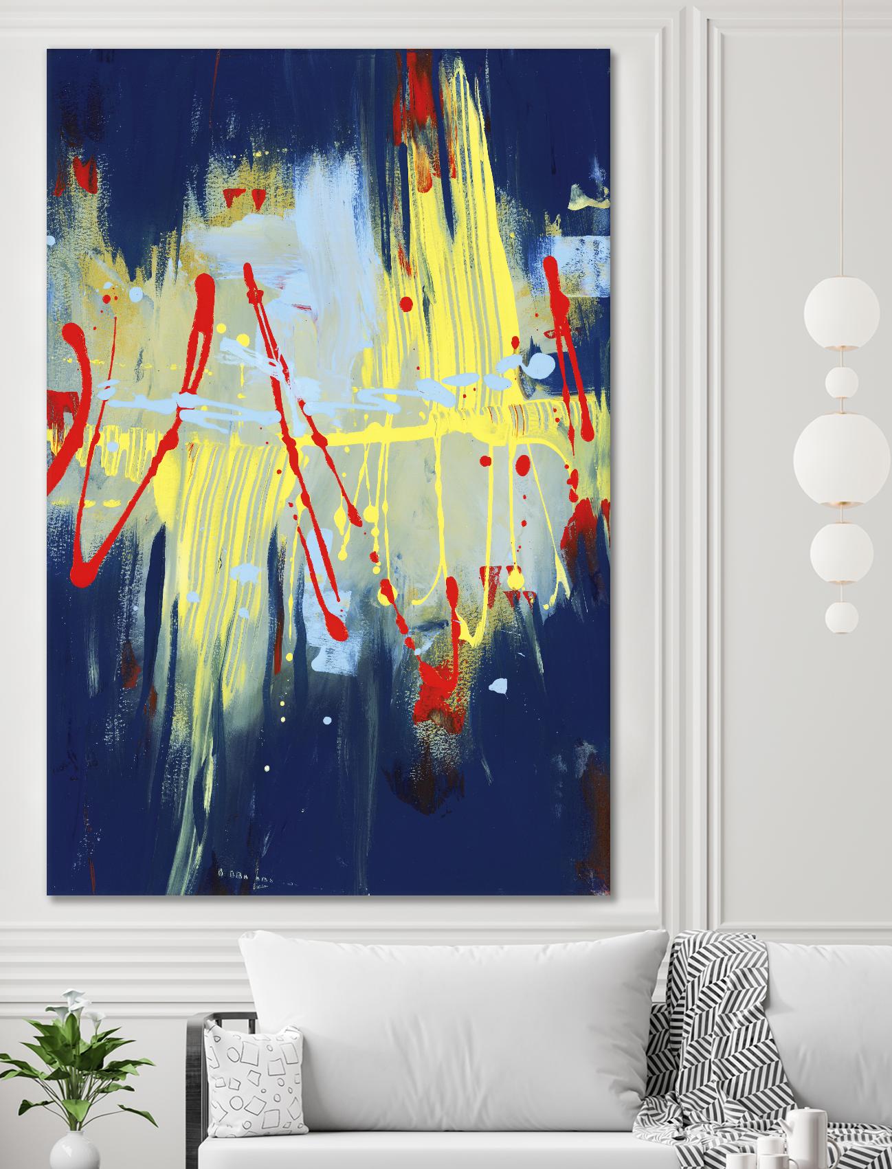 Respite II by Bianka Guna on GIANT ART - red abstract