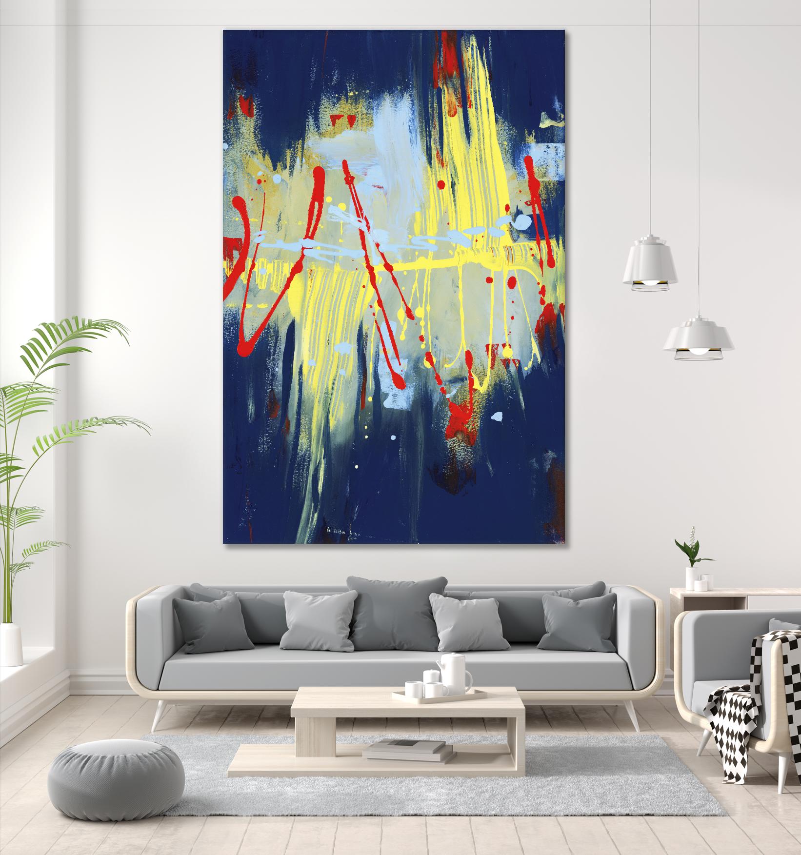 Respite II by Bianka Guna on GIANT ART - red abstract