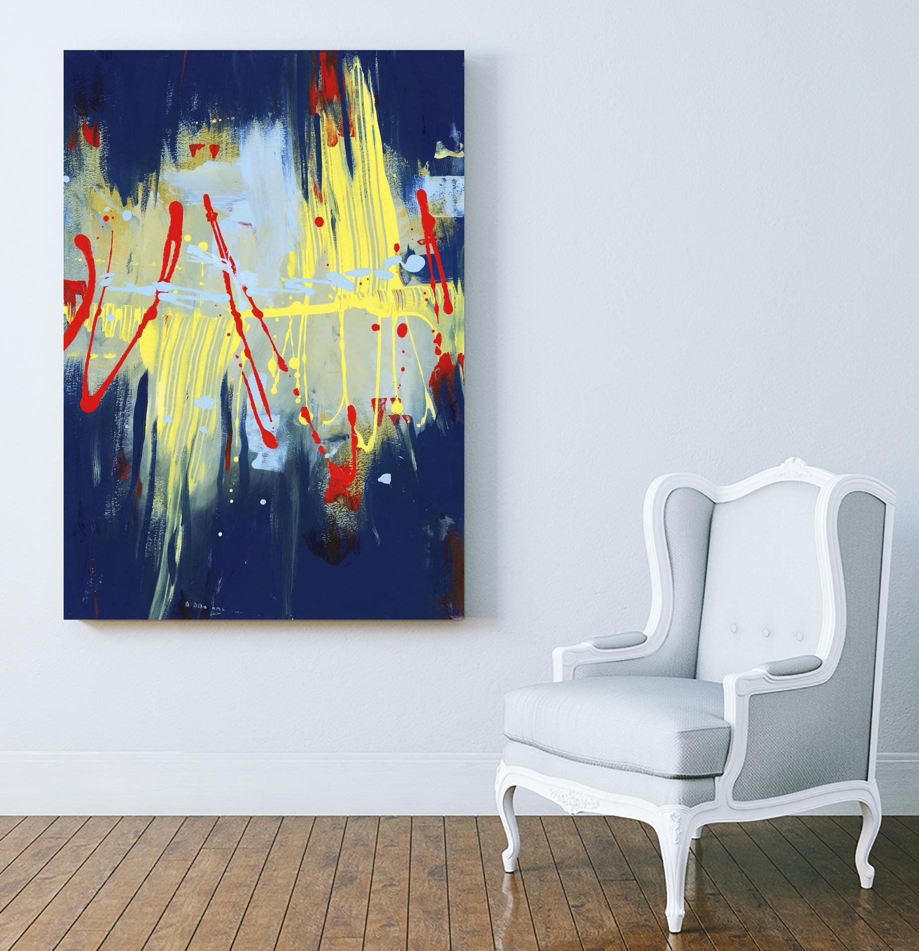 Respite II by Bianka Guna on GIANT ART - red abstract