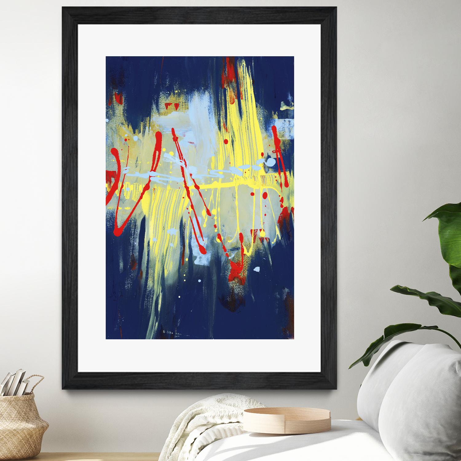 Respite II by Bianka Guna on GIANT ART - red abstract