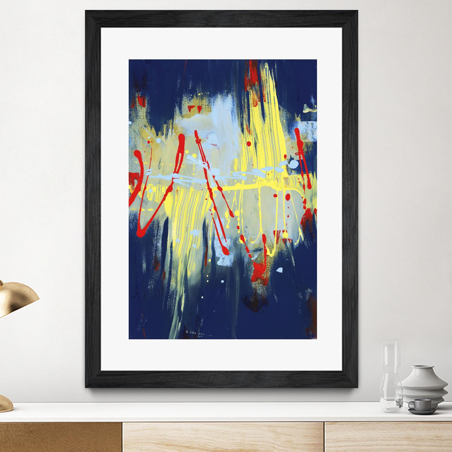 Respite II by Bianka Guna on GIANT ART - red abstract