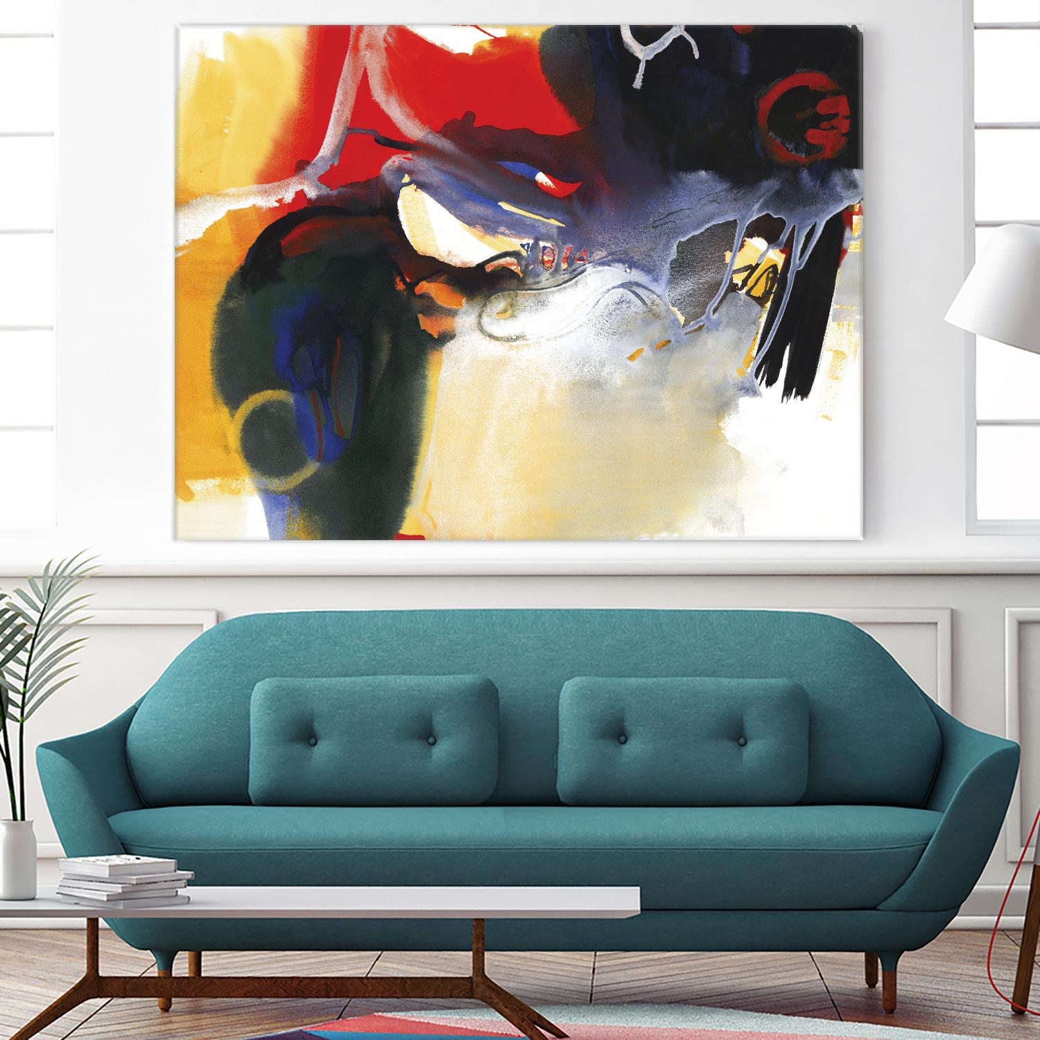 Drama I by Bianka Guna on GIANT ART - red abstract