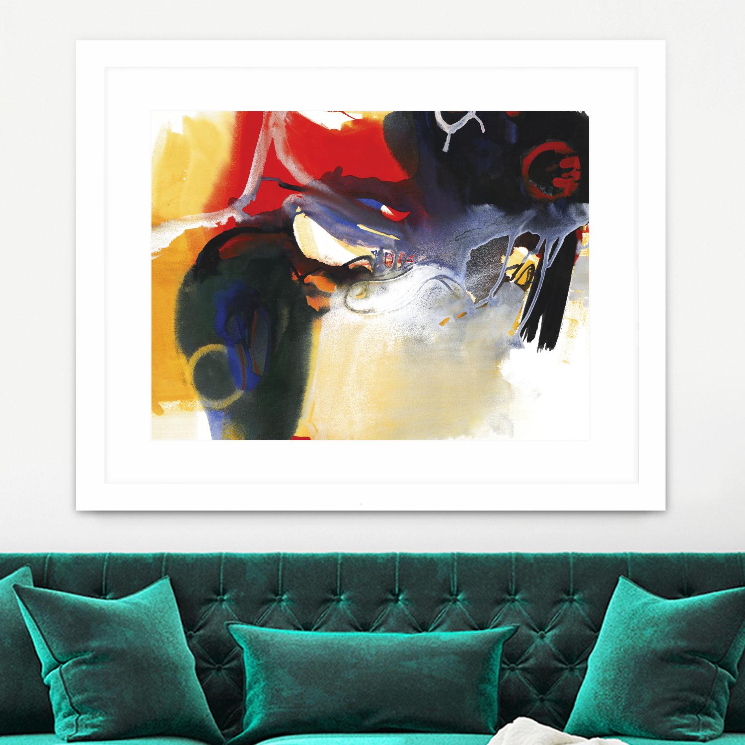 Drama I by Bianka Guna on GIANT ART - red abstract