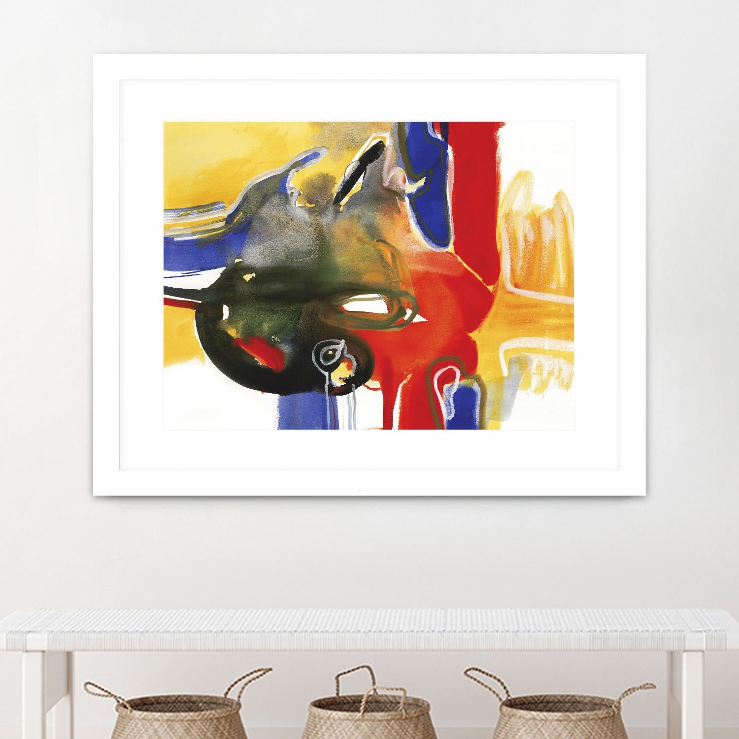 Drama III by Bianka Guna on GIANT ART - yellow abstract